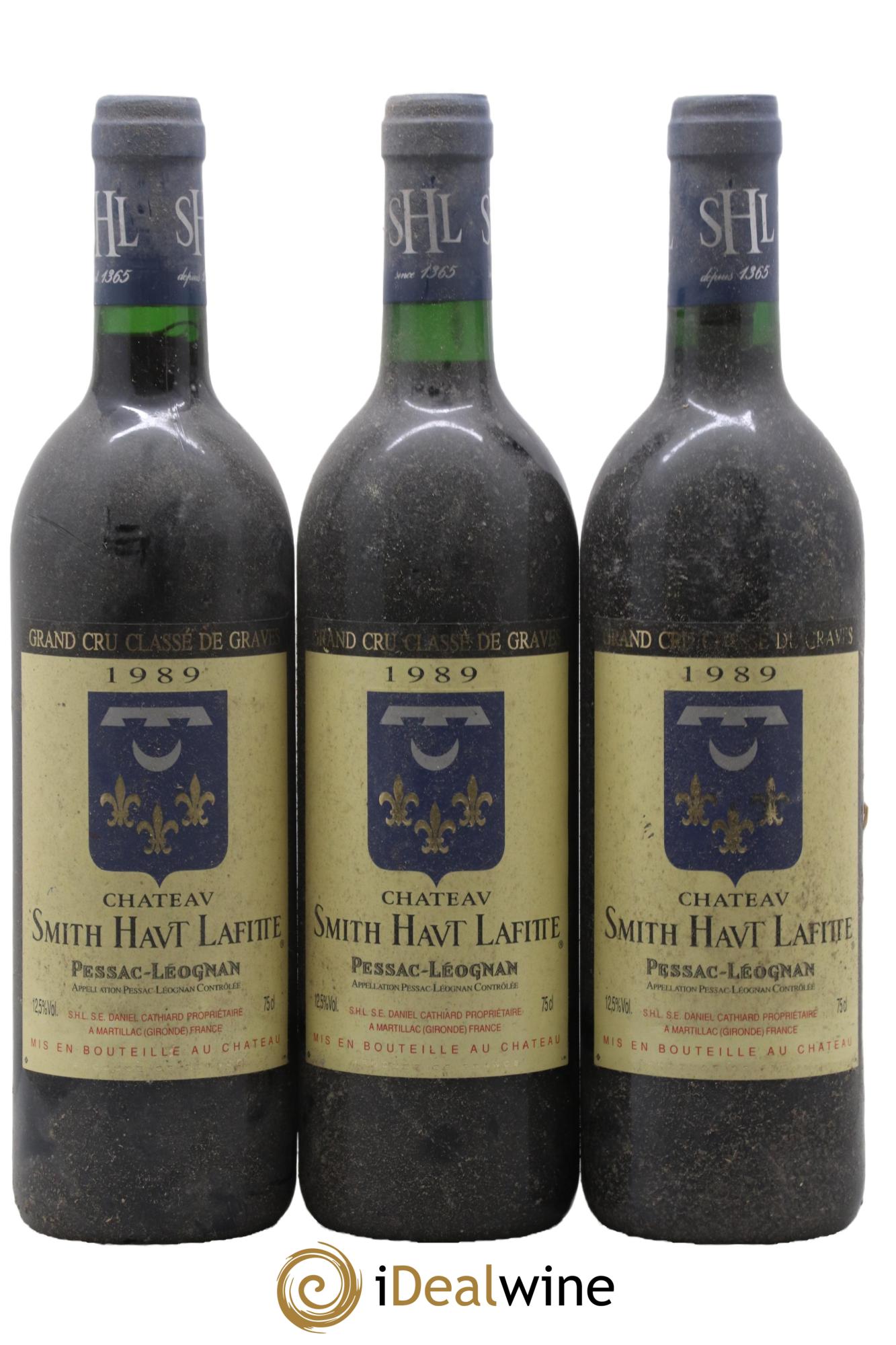 Château Smith Haut Lafitte Cru Classé de Graves 1989 - Lotto di 3 bottiglie - 0