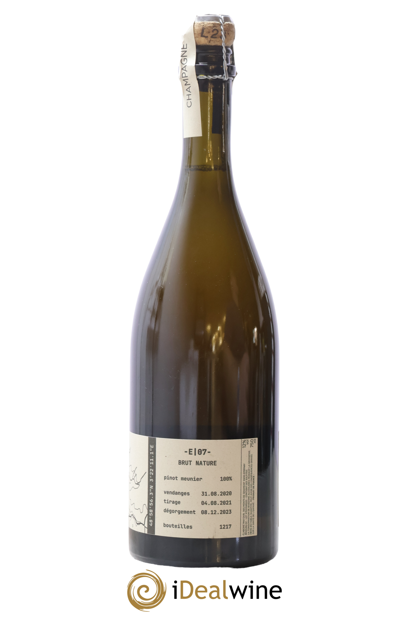 Brut Nature Exploration 07 Tom Gauditiabois 2020 - Posten von 1 Flasche - 1