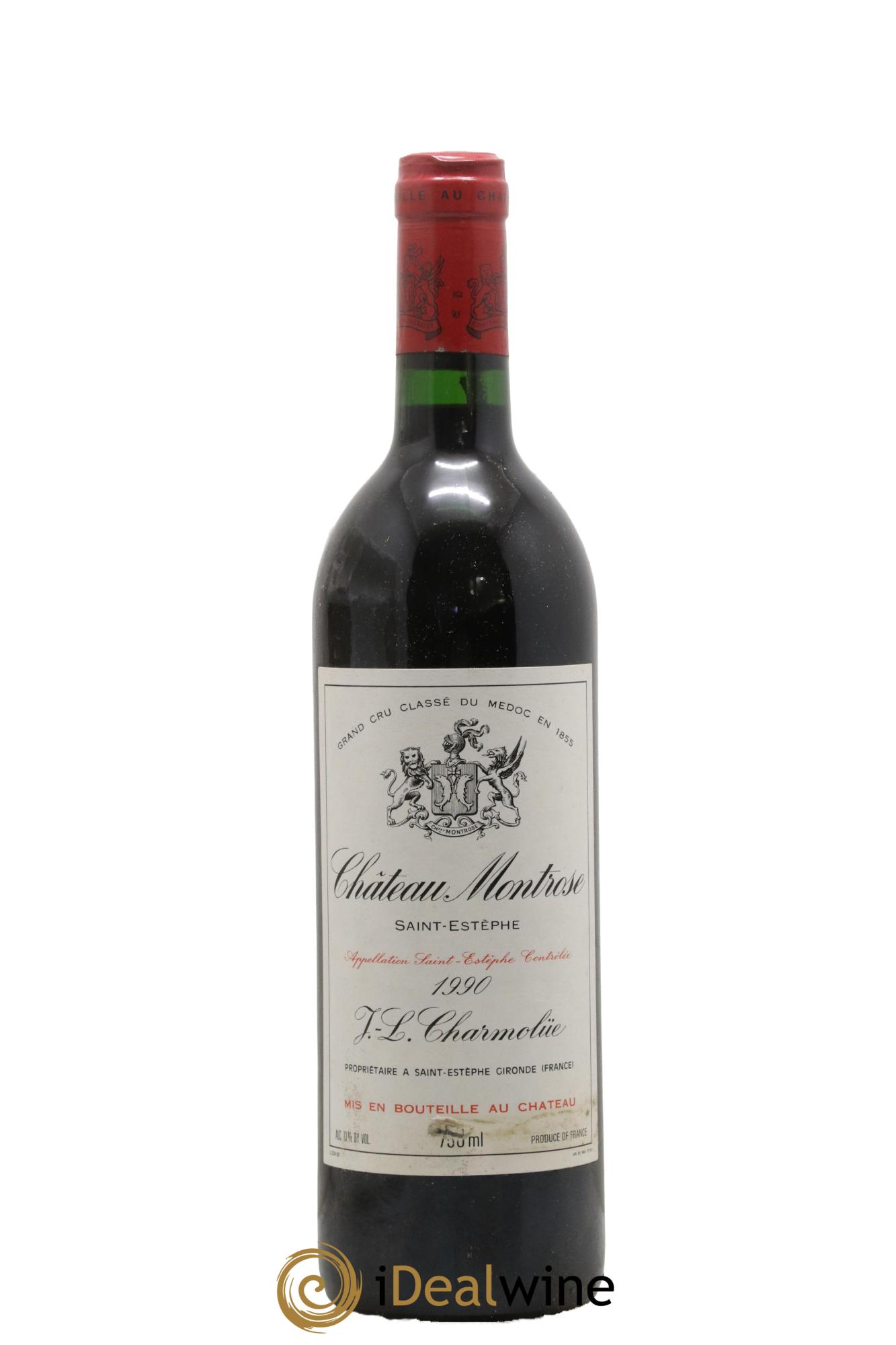 Château Montrose 2ème Grand Cru Classé 1990 - Lot de 1 bouteille - 0