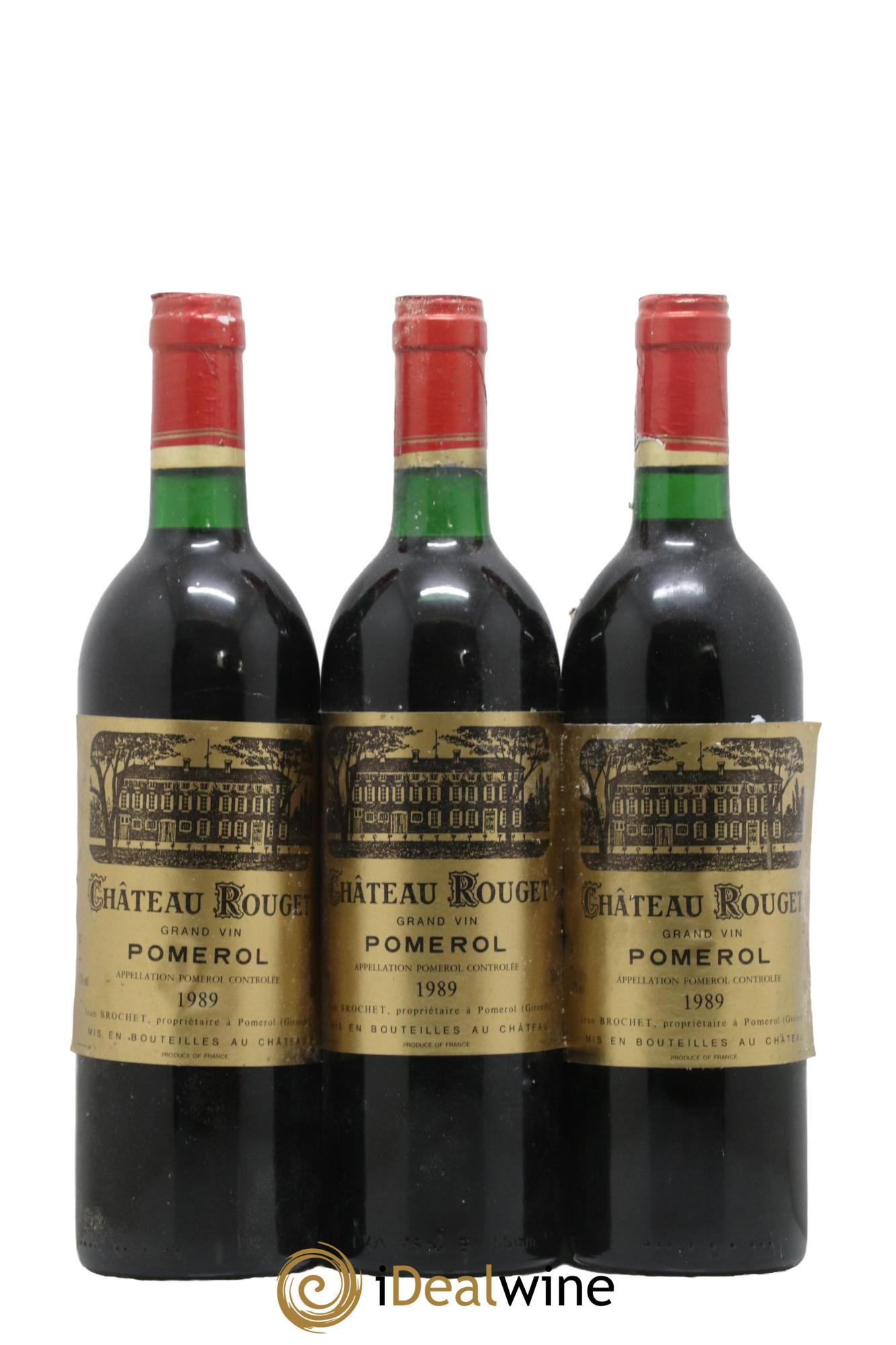 Château Rouget 1989 - Lot of 12 bottles - 3