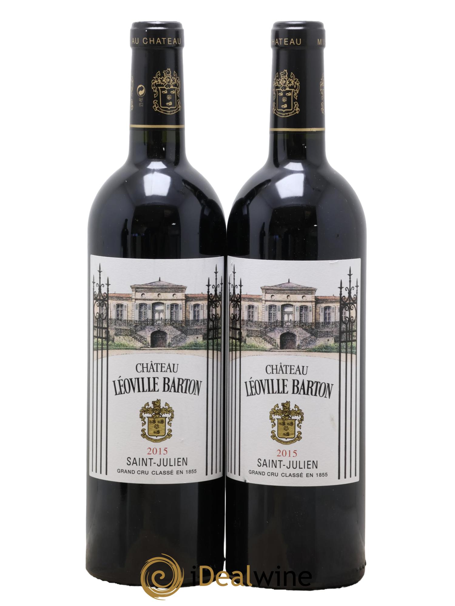 Château Léoville Barton 2ème Grand Cru Classé 2015 - Lot of 2 bottles - 0
