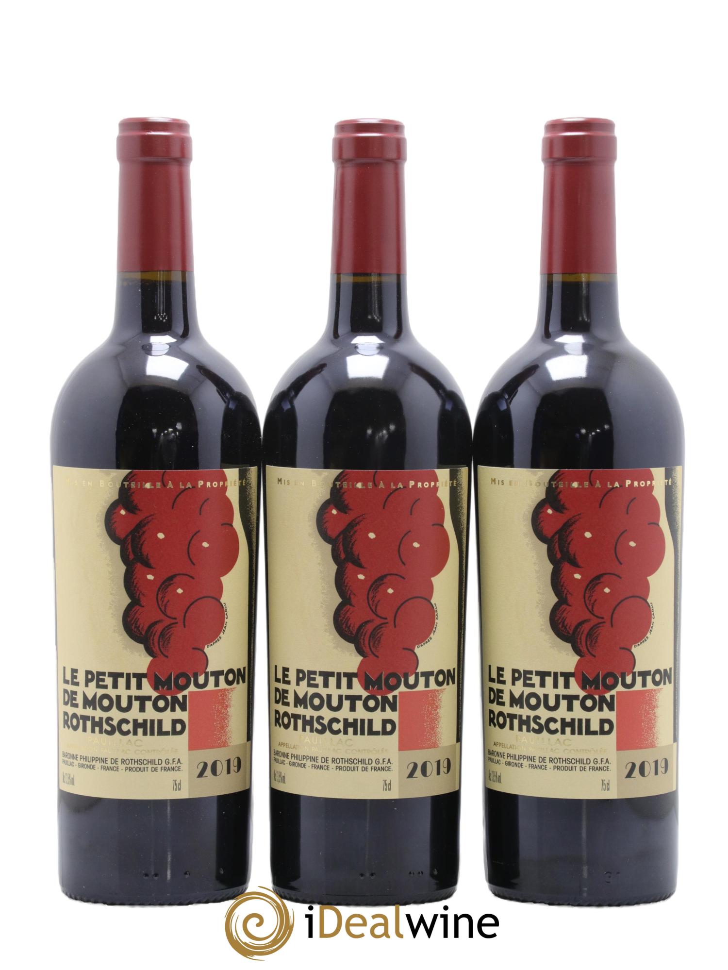 Petit Mouton Second Vin 2019 - Lot de 6 bouteilles - 1