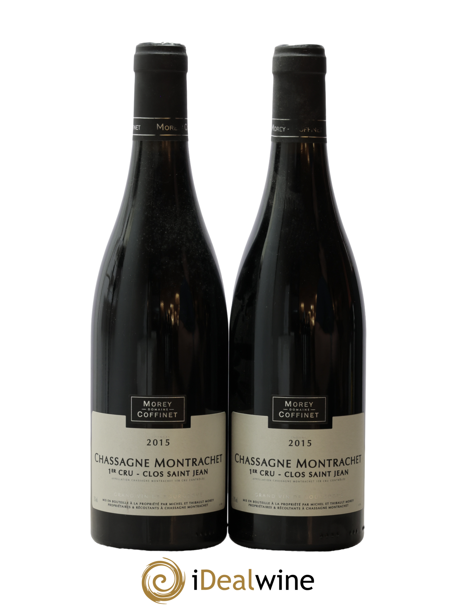 Chassagne-Montrachet 1er Cru Clos Saint-Jean Morey-Coffinet (Domaine) 2015 - Lot de 2 bouteilles - 0
