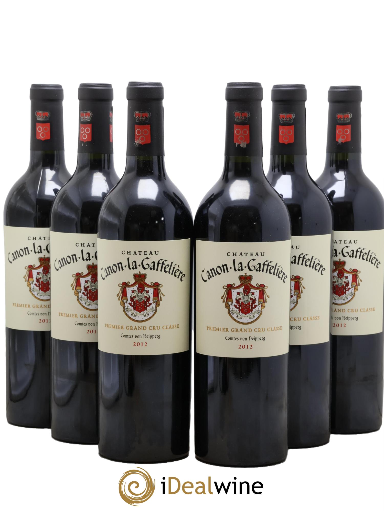 Château Canon la Gaffelière 1er Grand Cru Classé B 2012 - Lotto di 6 bottiglie - 0