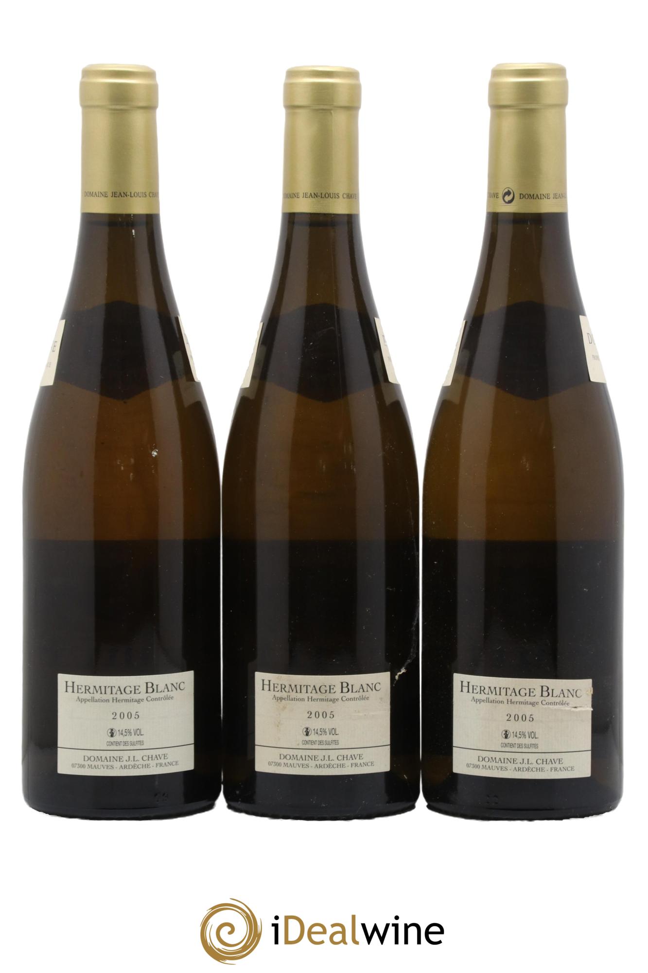 Hermitage Jean-Louis Chave 2005 - Lot de 3 bouteilles - 1