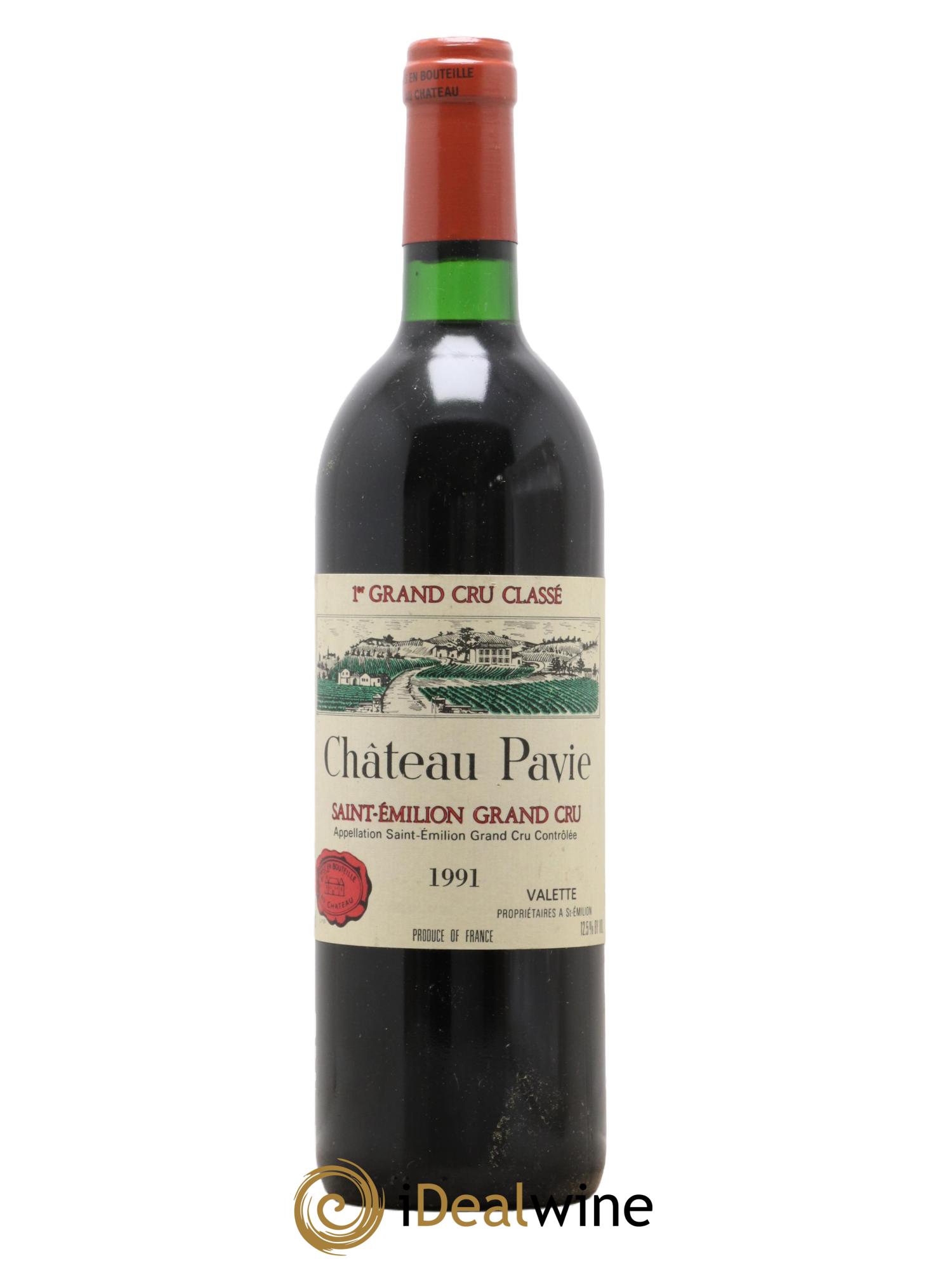 Château Pavie 1er Grand Cru Classé A 1991 - Lot de 1 bouteille - 0