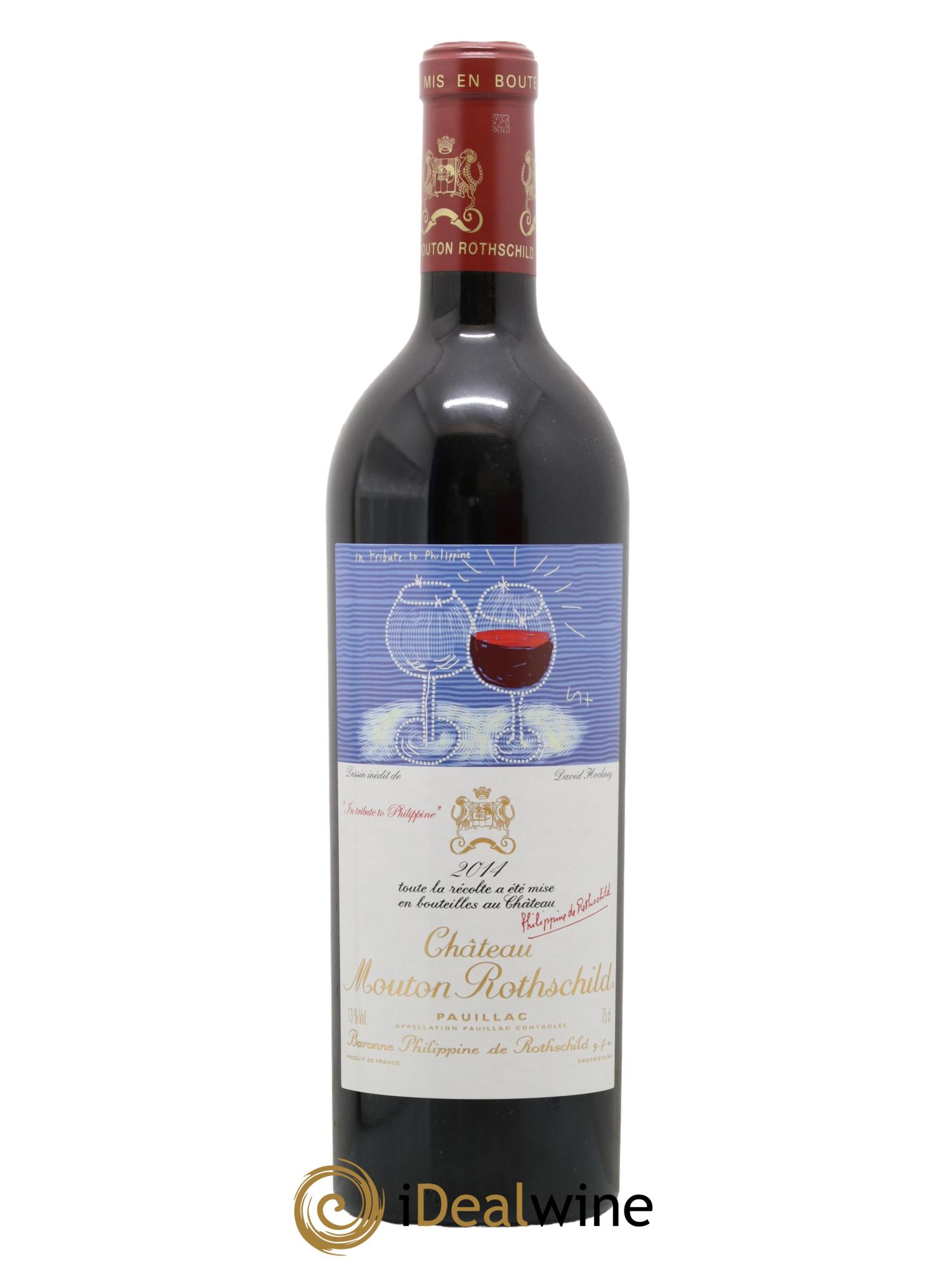 Château Mouton Rothschild 1er Grand Cru Classé 2014 - Lot de 1 bouteille - 0