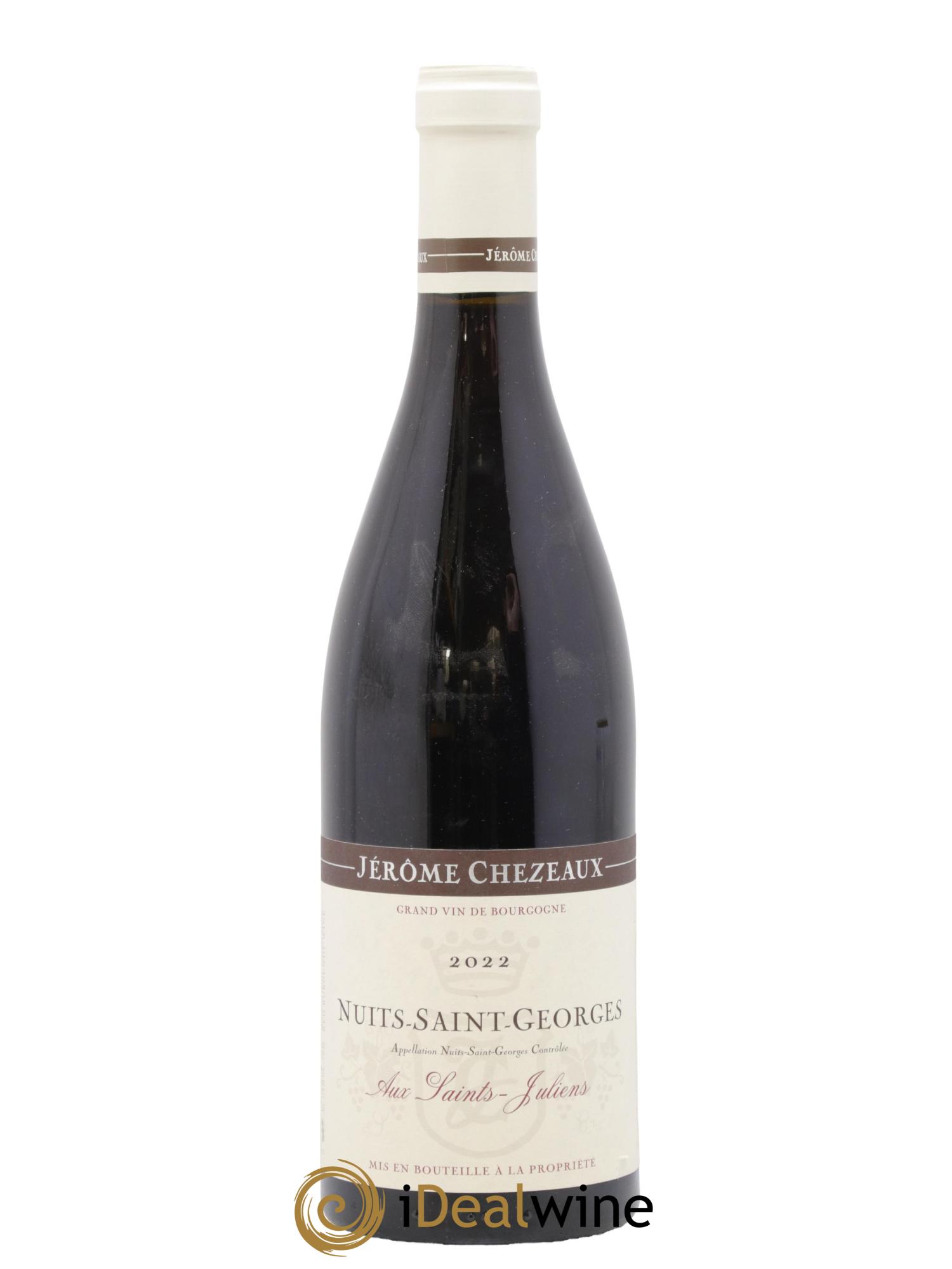 Nuits-Saint-Georges Aux st Juliens Domaine Jérôme Chezeaux 2022 - Posten von 1 Flasche - 0