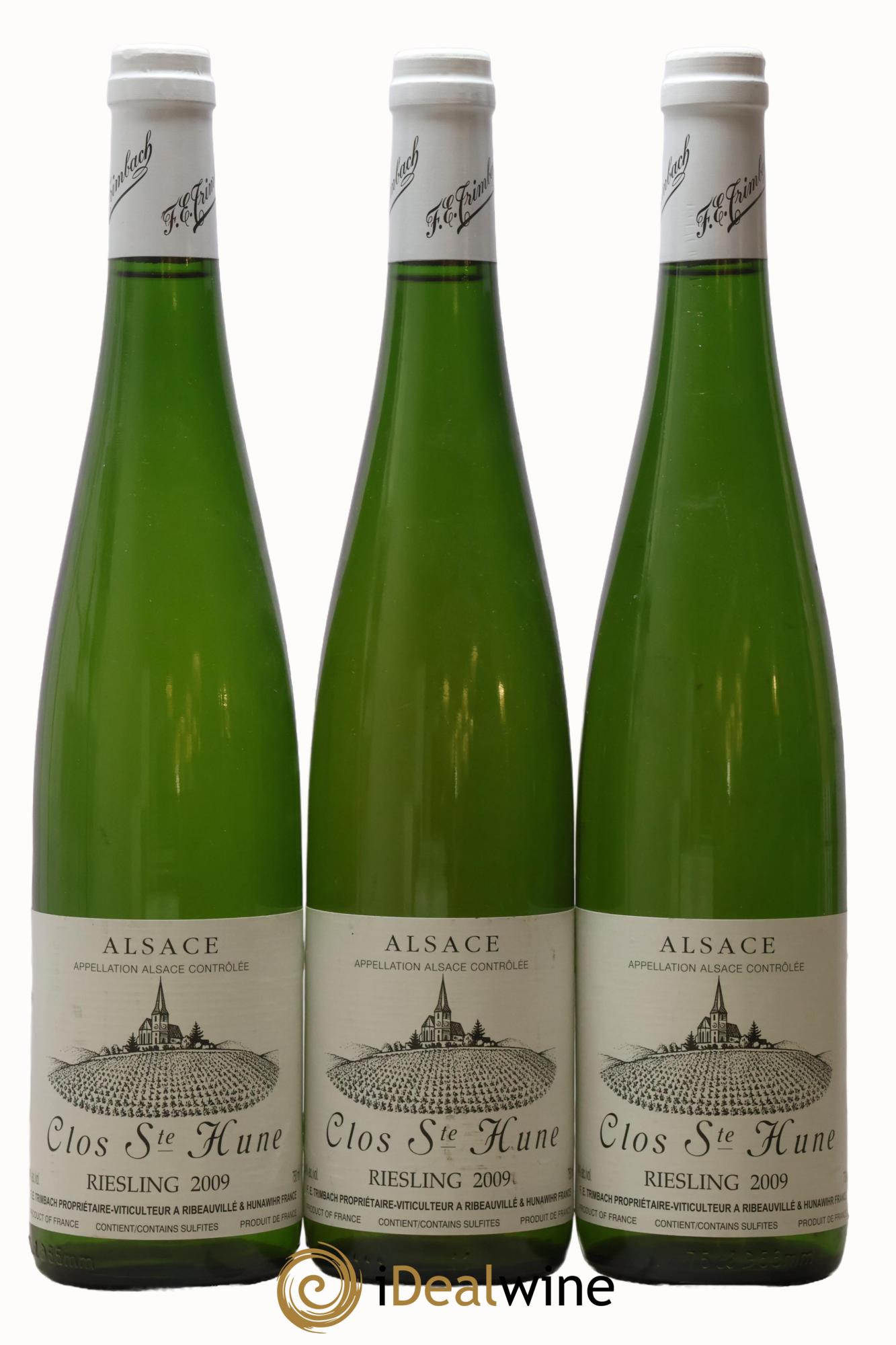 Alsace Riesling Clos Sainte-Hune Trimbach (Domaine) 2009 - Lot de 3 bouteilles - 0