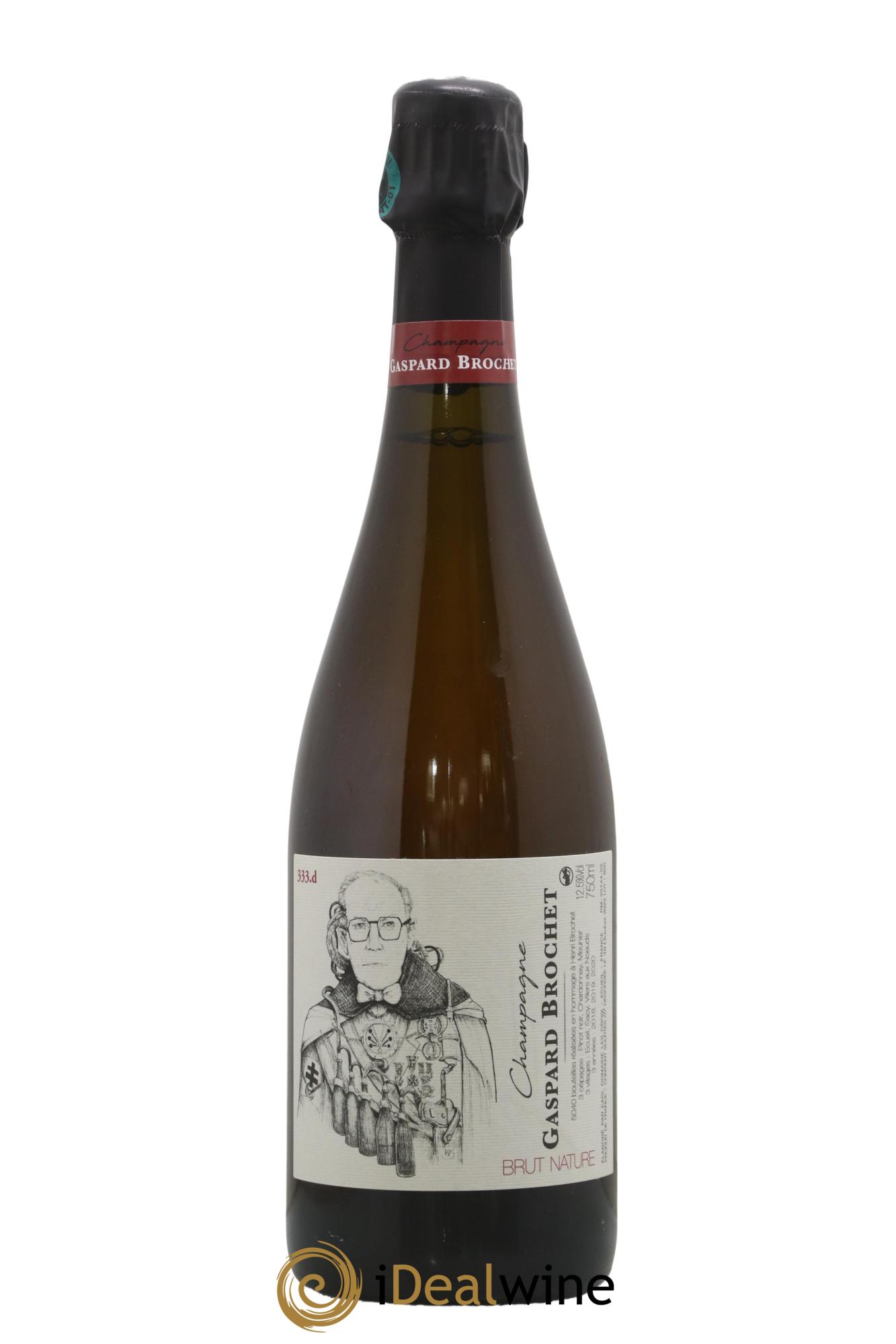 333.d Brut Nature Gaspard Brochet - Lot de 1 bouteille - 0