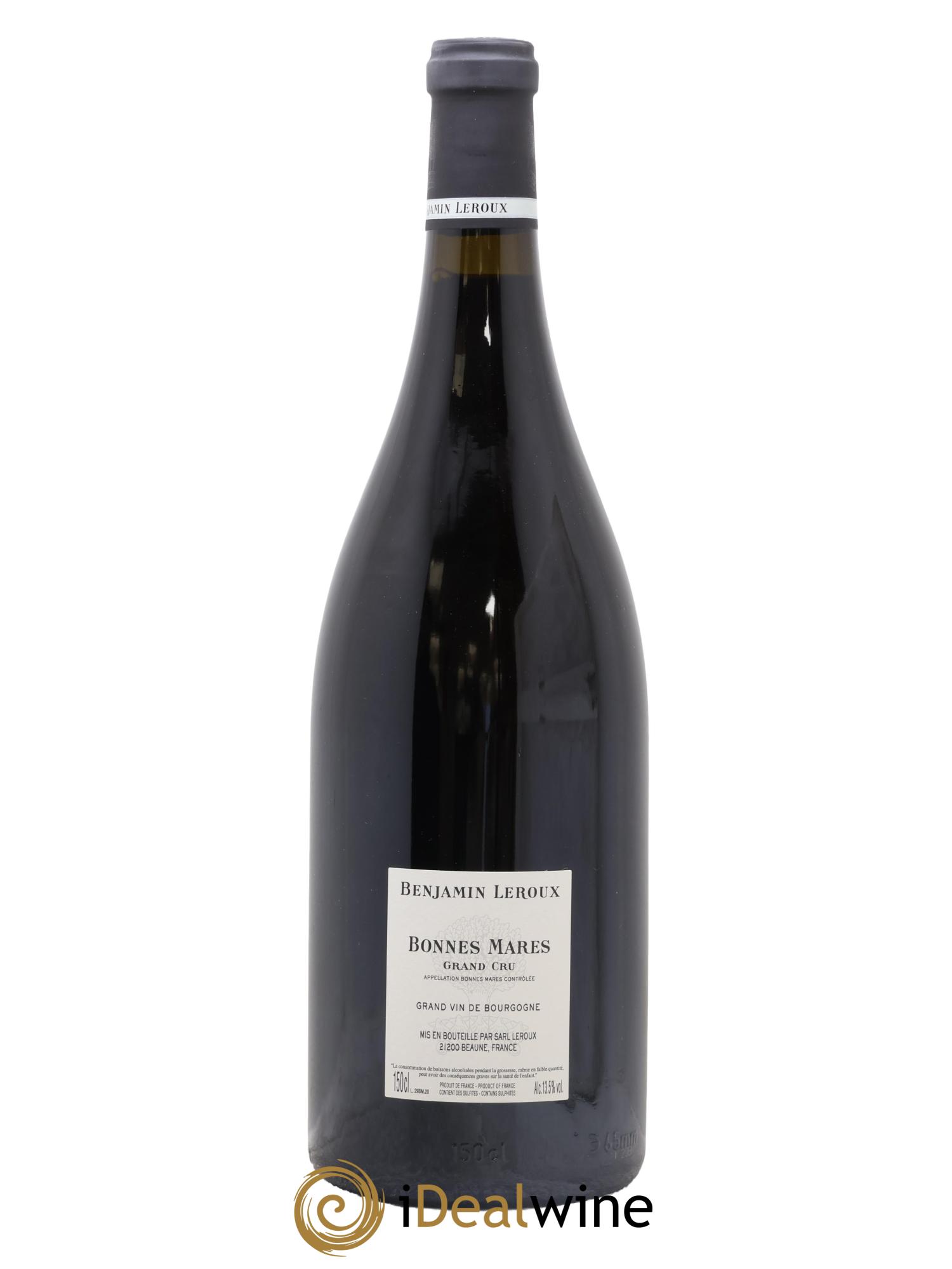 Bonnes-Mares Grand Cru Benjamin Leroux 2020 - Lot of 1 magnum - 1