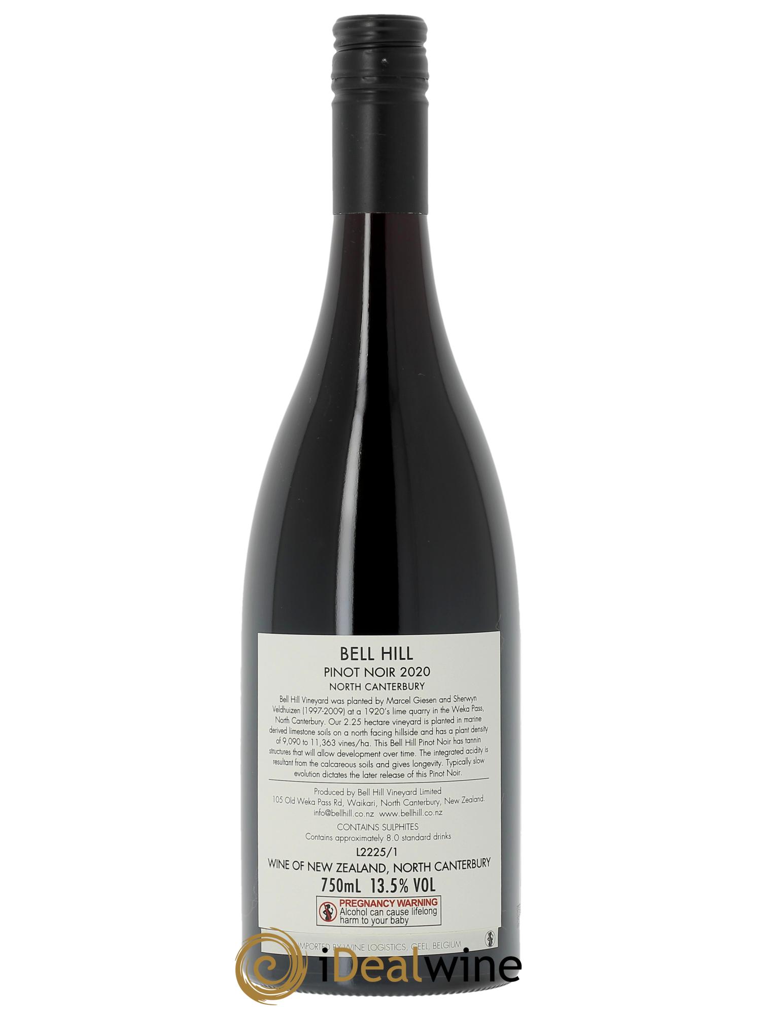 Canterbury Bell Hill Pinot Noir 2020 - Lotto di 1 bottiglia - 1