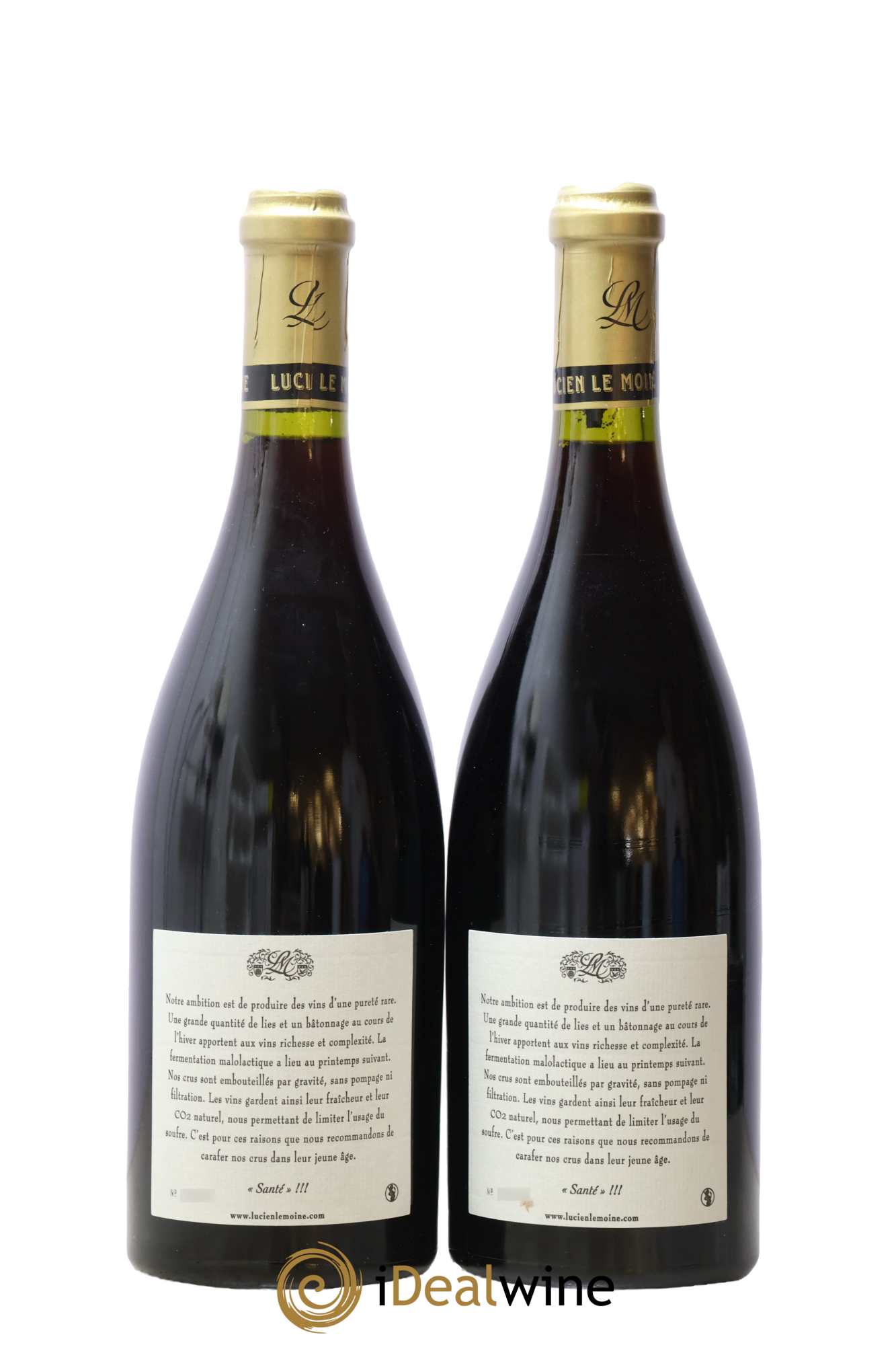 Bonnes-Mares Grand Cru Lucien Le Moine 2008 - Lot de 2 bouteilles - 1