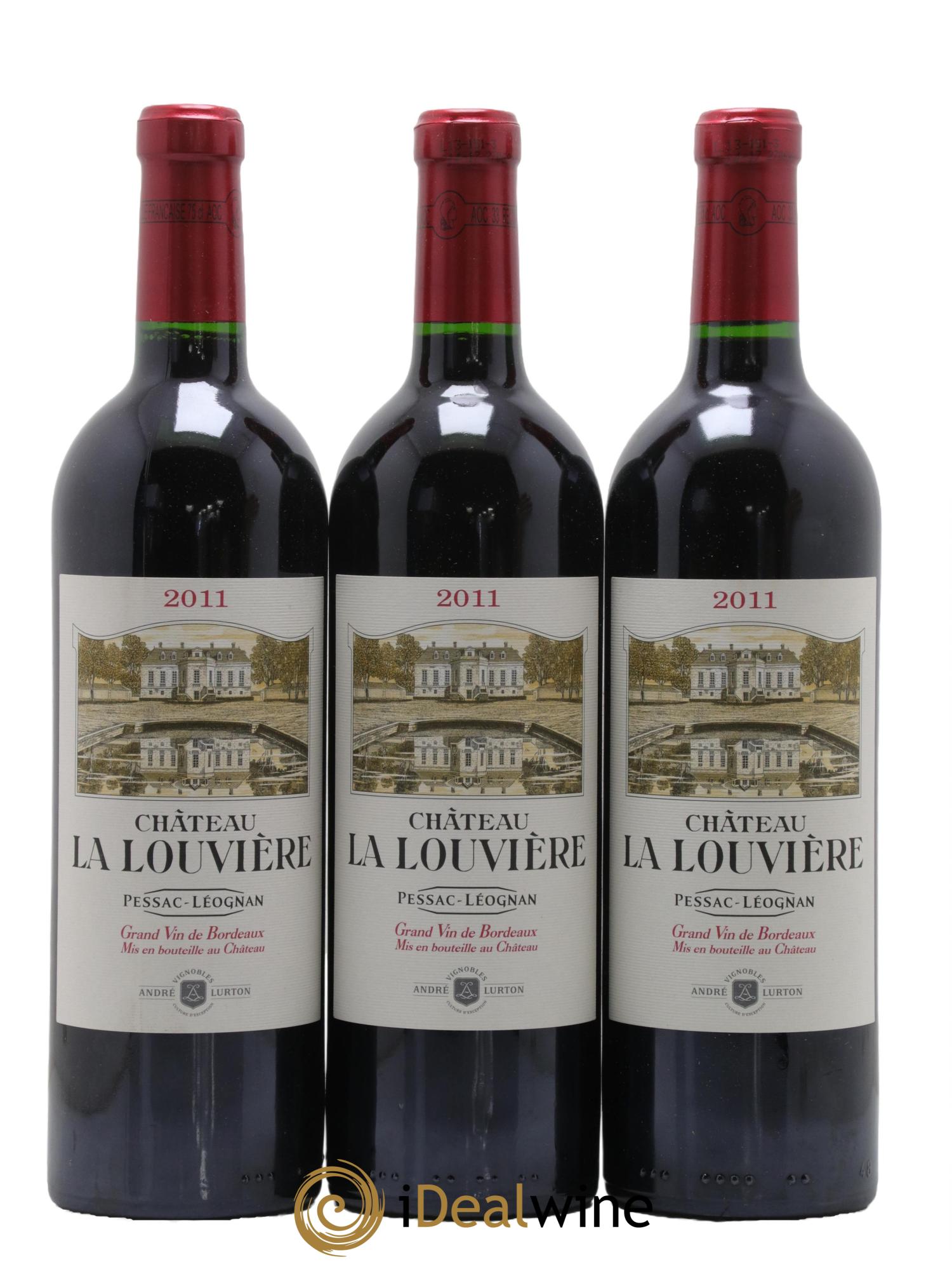 Château la Louvière 2011 - Lot de 6 bouteilles - 1