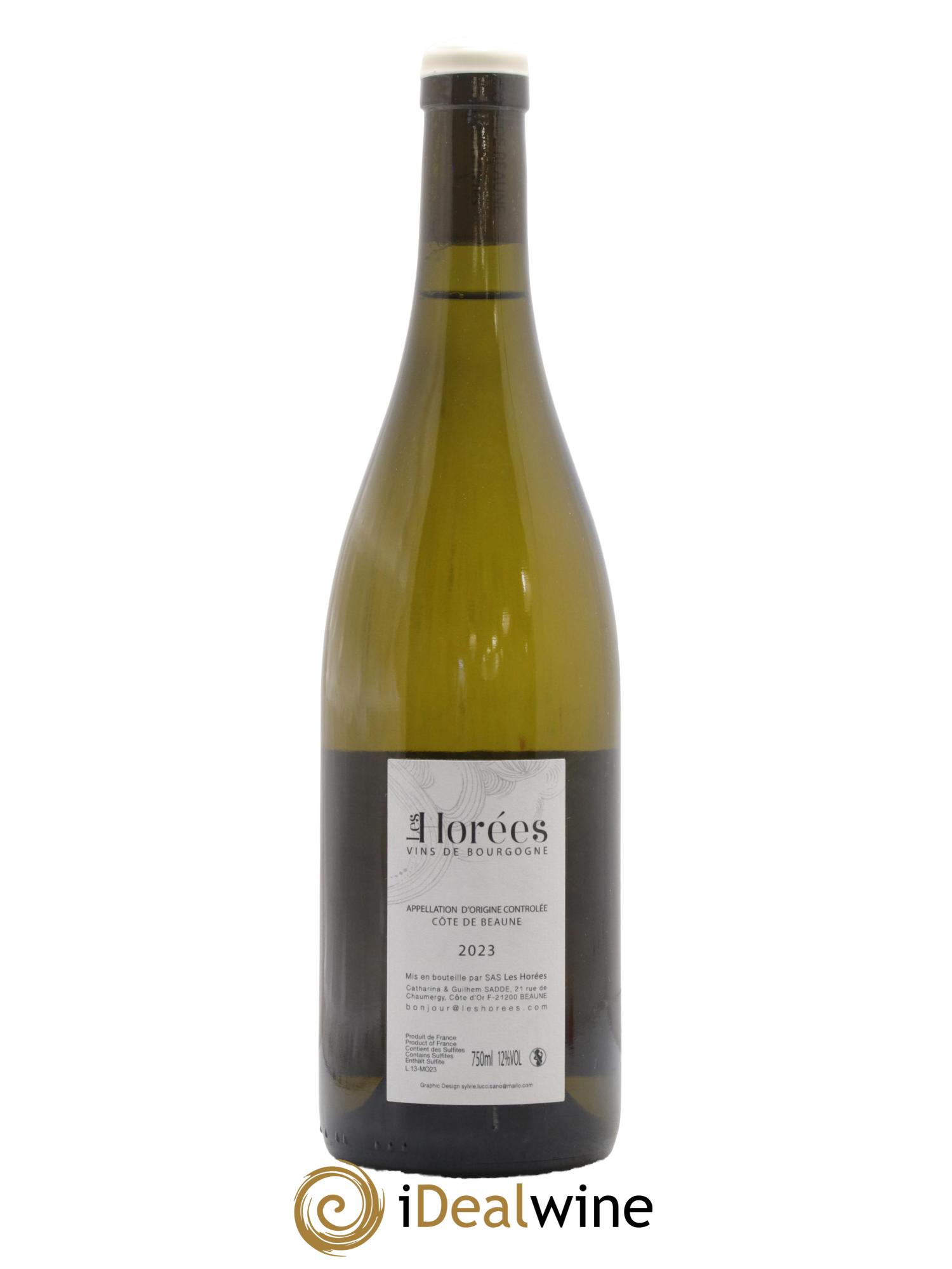 Côte de Beaune Les Monsnières Les Horées 2023 - Lotto di 1 bottiglia - 1