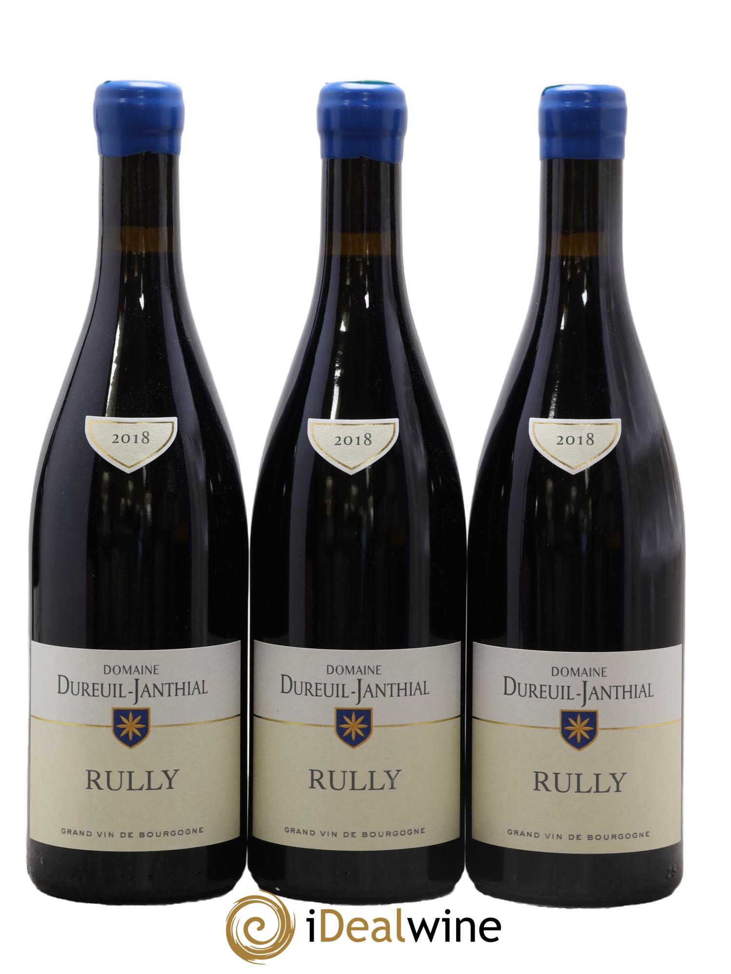 Rully Vincent Dureuil-Janthial 2018 - Lot de 3 bouteilles - 0