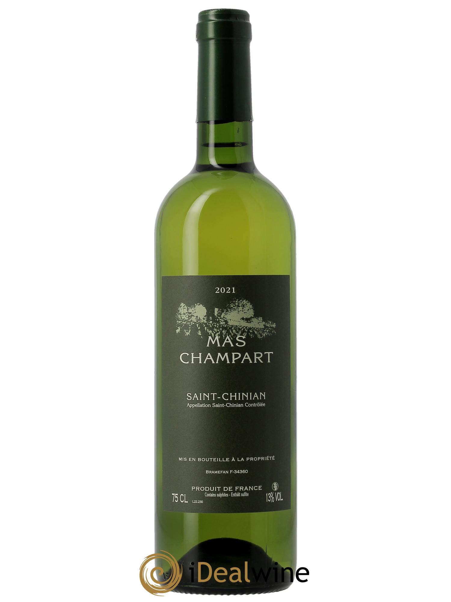 Saint-Chinian Mas Champart Isabelle et Mathieu Champart 2021 - Lot of 1 bottle - 0