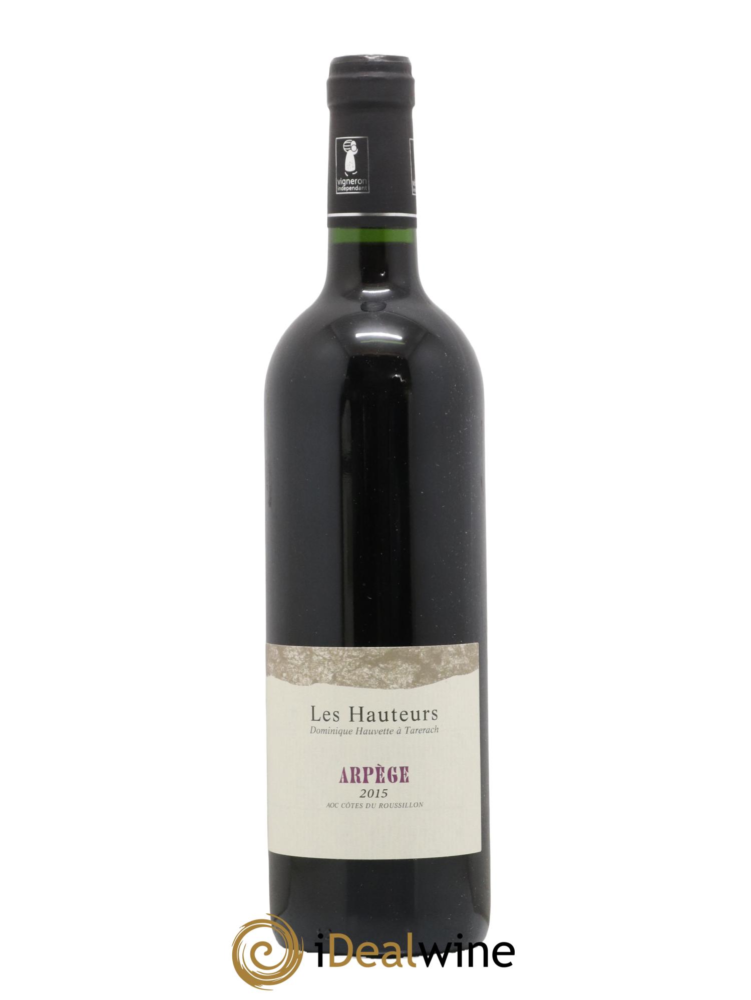Côtes du Roussillon Les Hauteurs Arpege Domaine Hauvette 2015 - Lot de 1 bouteille - 0
