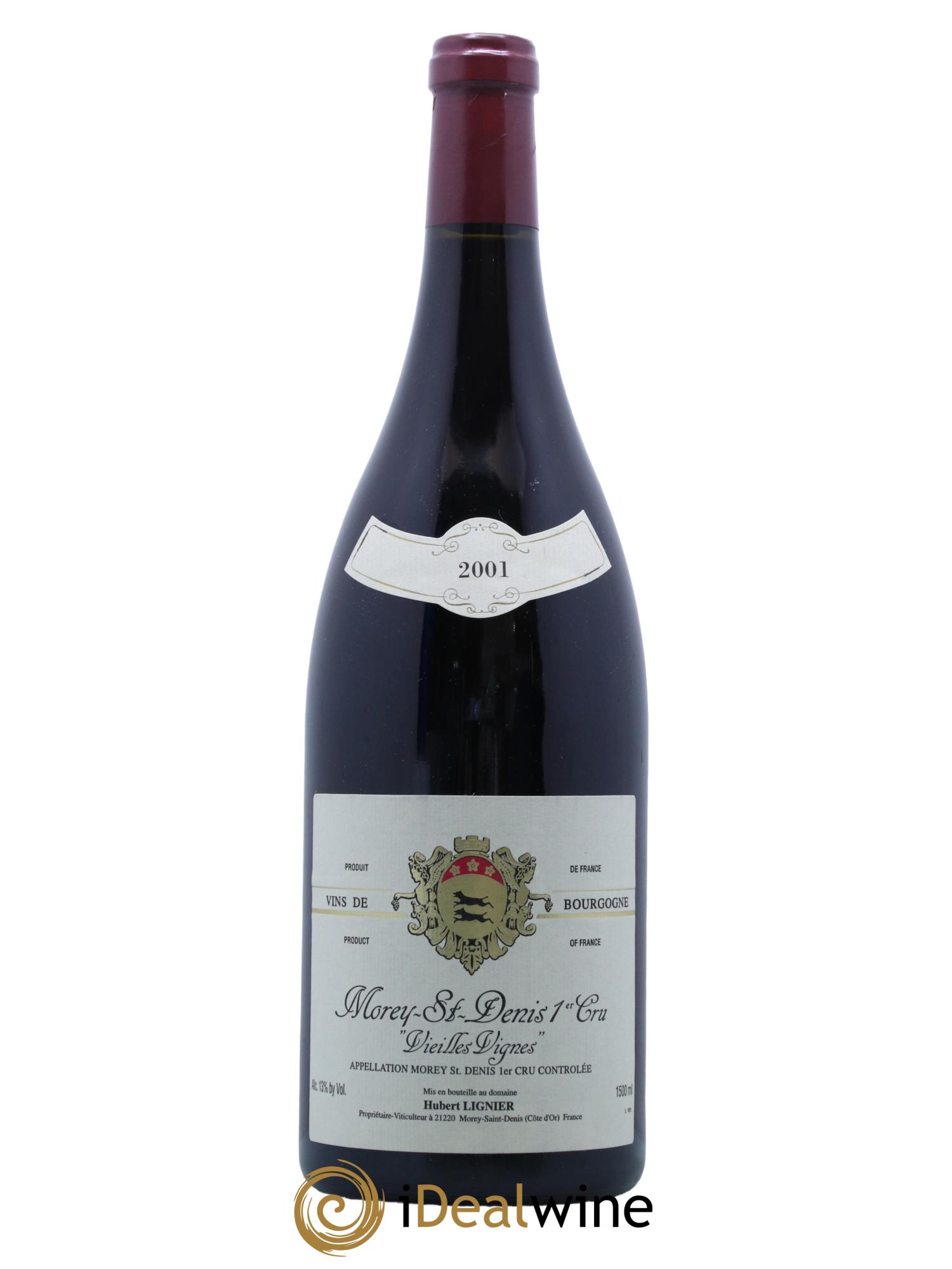 Morey-Saint-Denis Vieilles Vignes Hubert Lignier (Domaine) 2001 - Lot de 1 magnum - 0