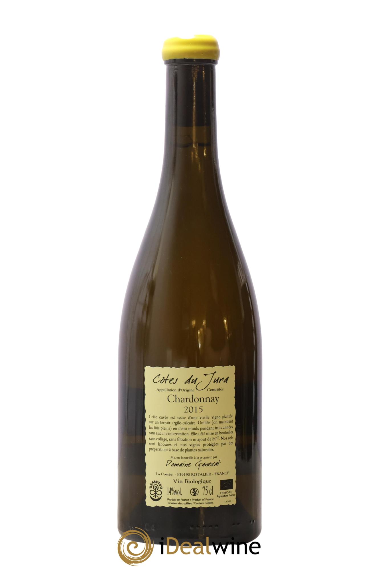 Côtes du Jura Les Chamois du Paradis Jean-François Ganevat (Domaine) 2015 - Lot of 1 bottle - 1