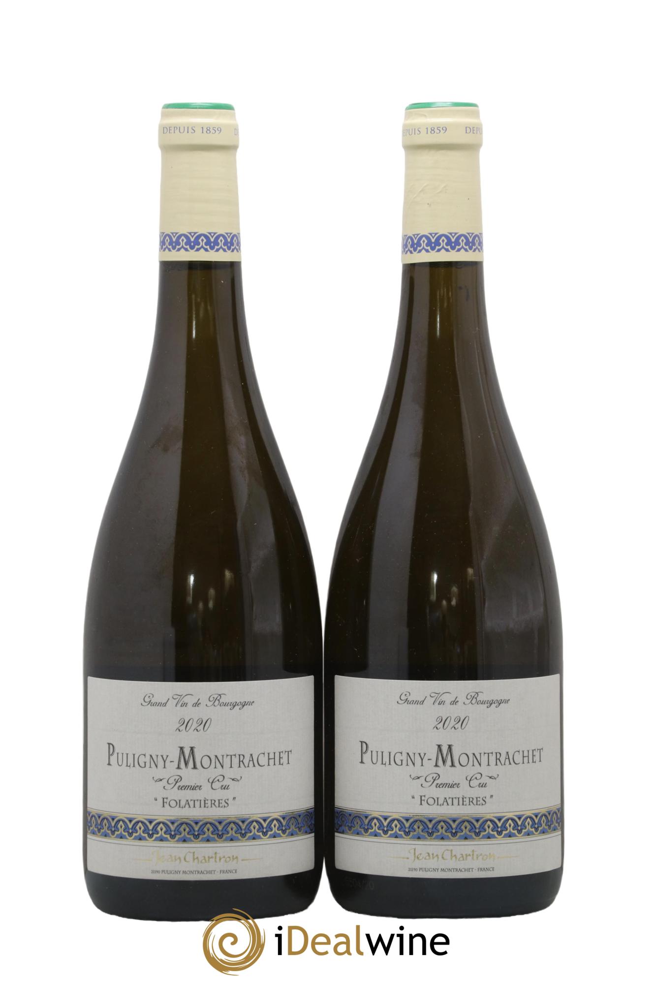 Puligny-Montrachet 1er Cru Folatières Jean Chartron (Domaine) 2020 - Lot de 2 bouteilles - 0