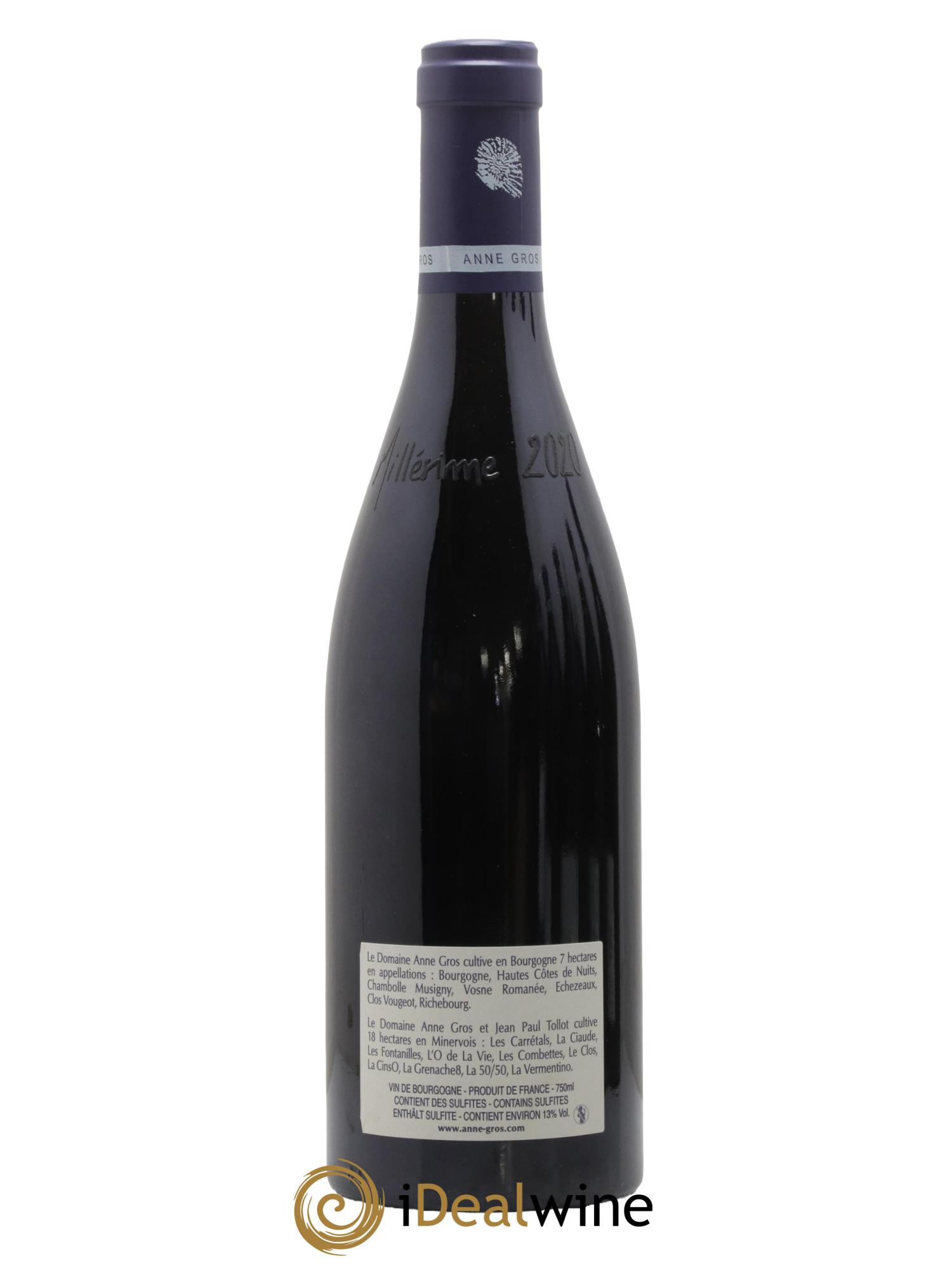 Echezeaux Grand Cru Les Loachausses Anne Gros 2020 - Lot of 1 bottle - 1