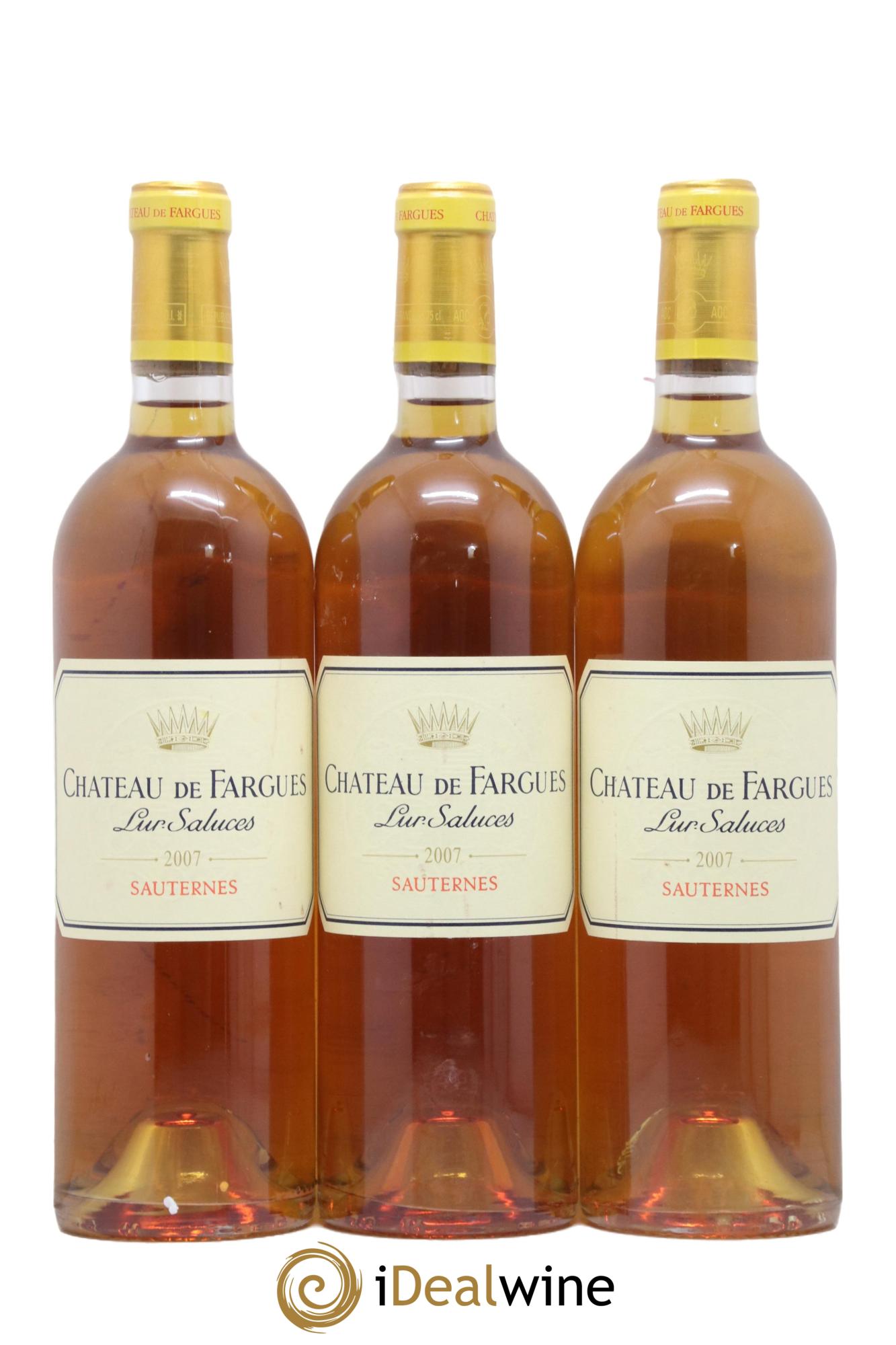 Château de Fargues 2007 - Lotto di 3 bottiglie - 0