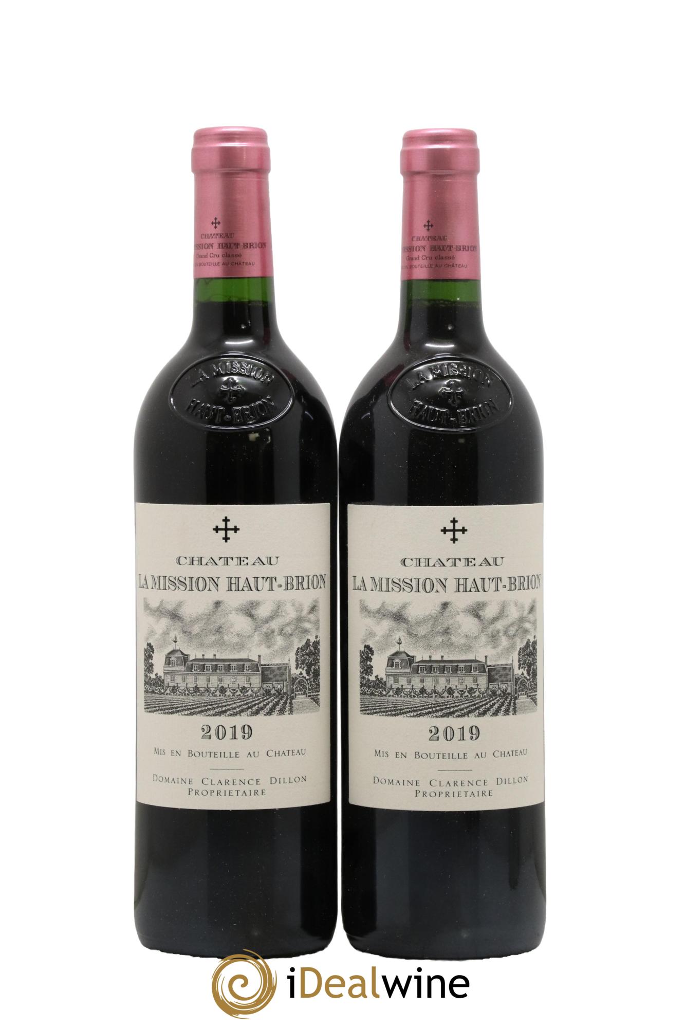 Château la Mission Haut-Brion Cru Classé de Graves 2019 - Lot of 2 bottles - 0