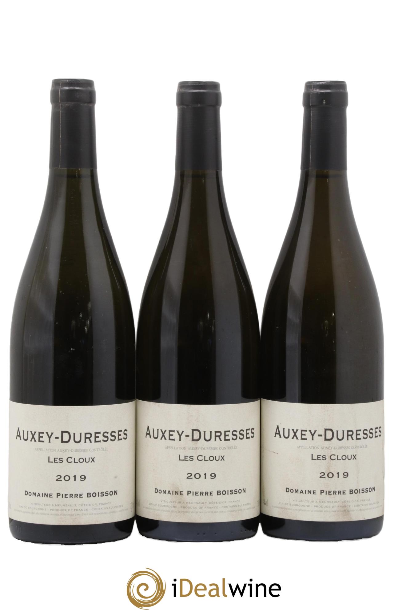 Auxey-Duresses Les Cloux Pierre Boisson (Domaine) 2019 - Lot de 3 bouteilles - 0