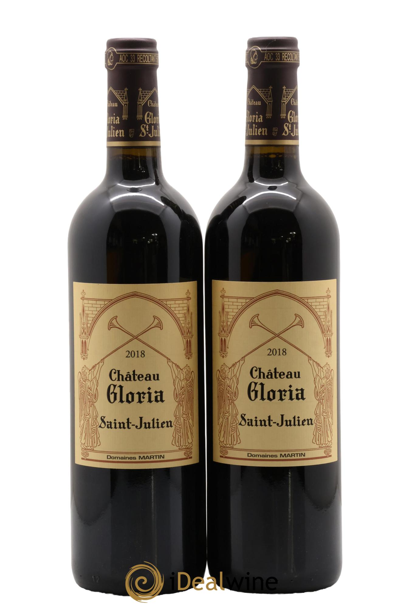Château Gloria 2018 - Lot of 2 bottles - 0