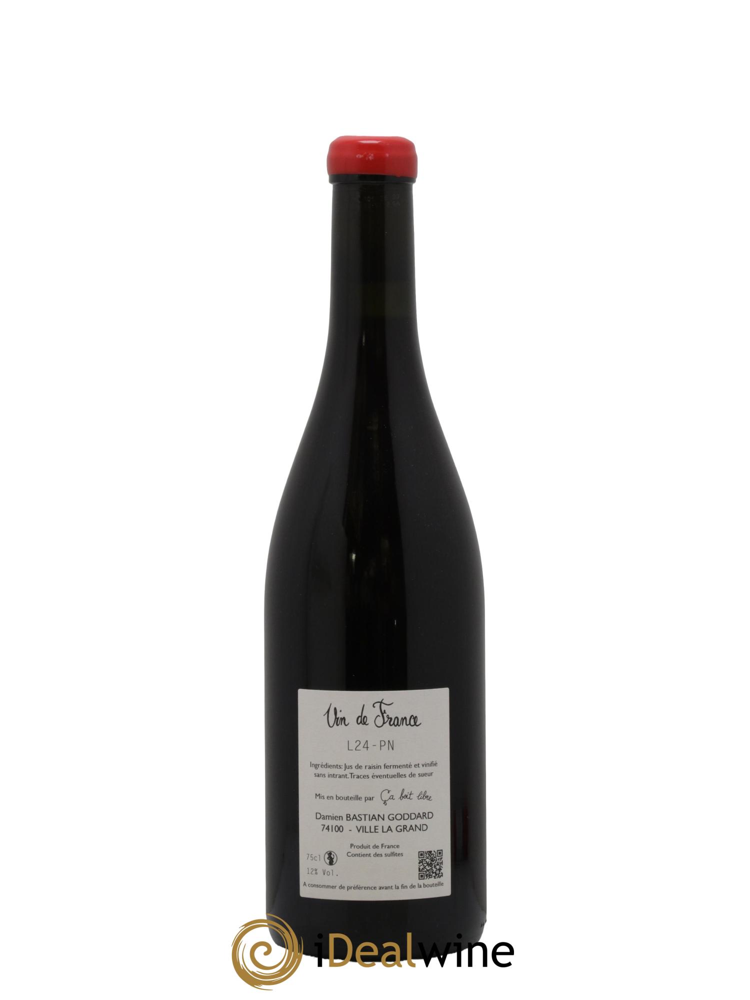 Vin de Savoie Ton Rouge Du Lac Ca boit Libre 2024 - Lot de 1 bouteille - 1