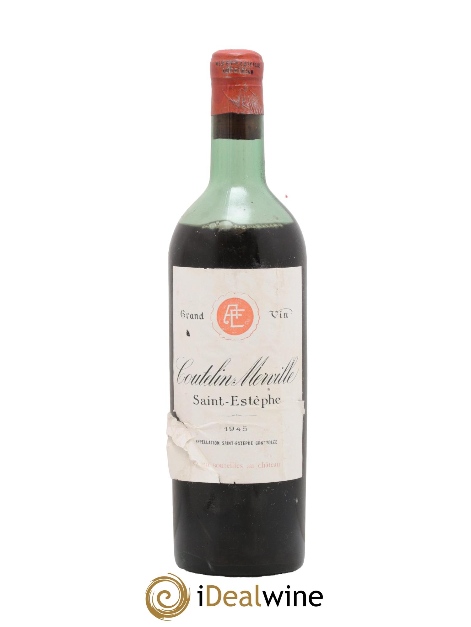 Château Coutelin-Merville Cru Bourgeois 1945 - Lot of 1 bottle - 0