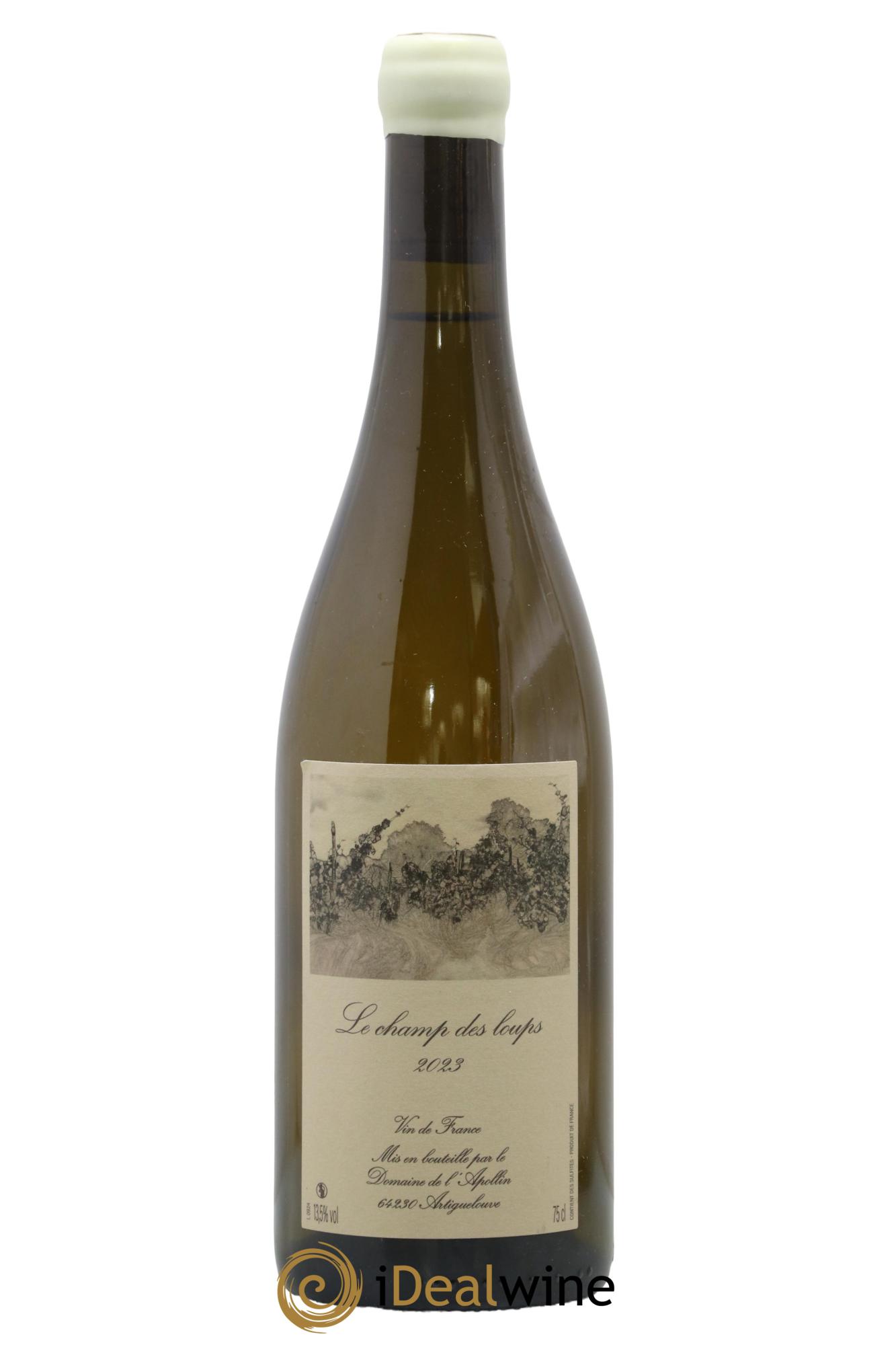 Vin de France Le Champ des Loups Domaine de l'Apollin - Florent Foury 2023 - Lot de 1 bouteille - 0