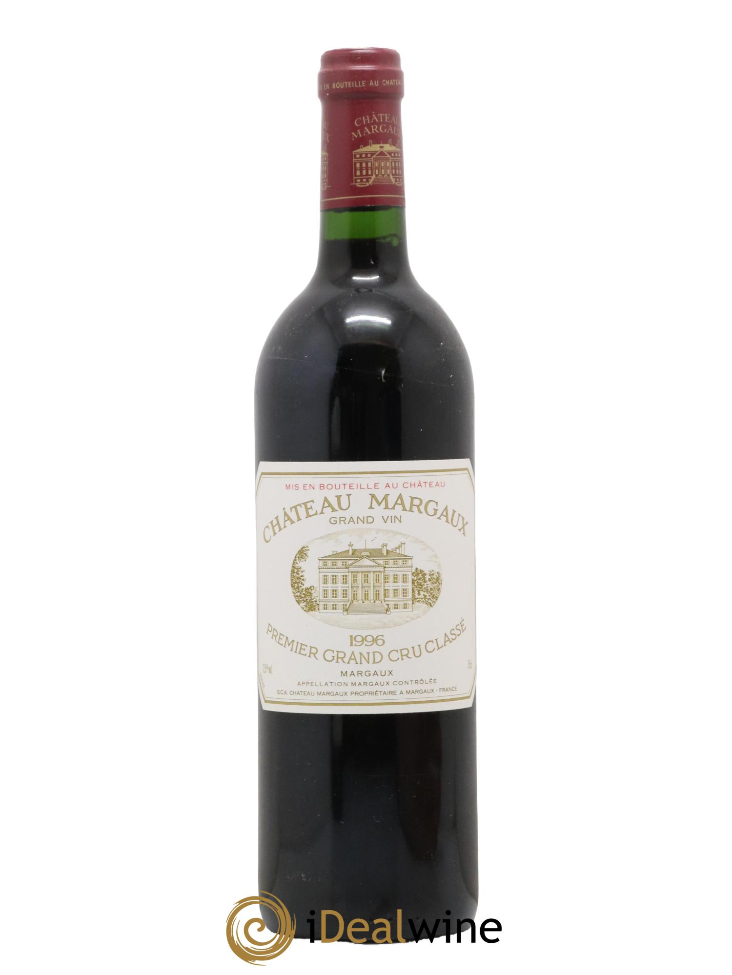 Château Margaux 1er Grand Cru Classé 1996 - Lot de 1 bouteille - 0