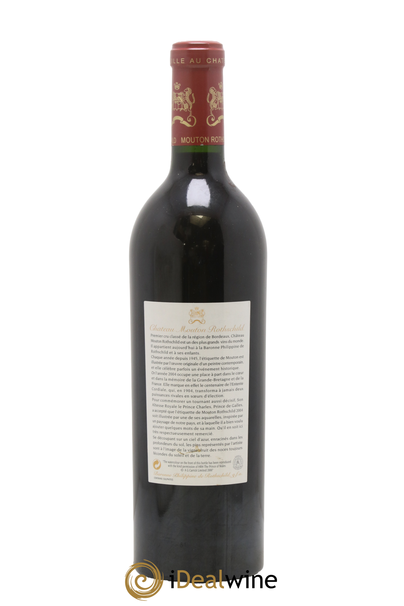 Château Mouton Rothschild 1er Grand Cru Classé 2004 - Posten von 1 Flasche - 1