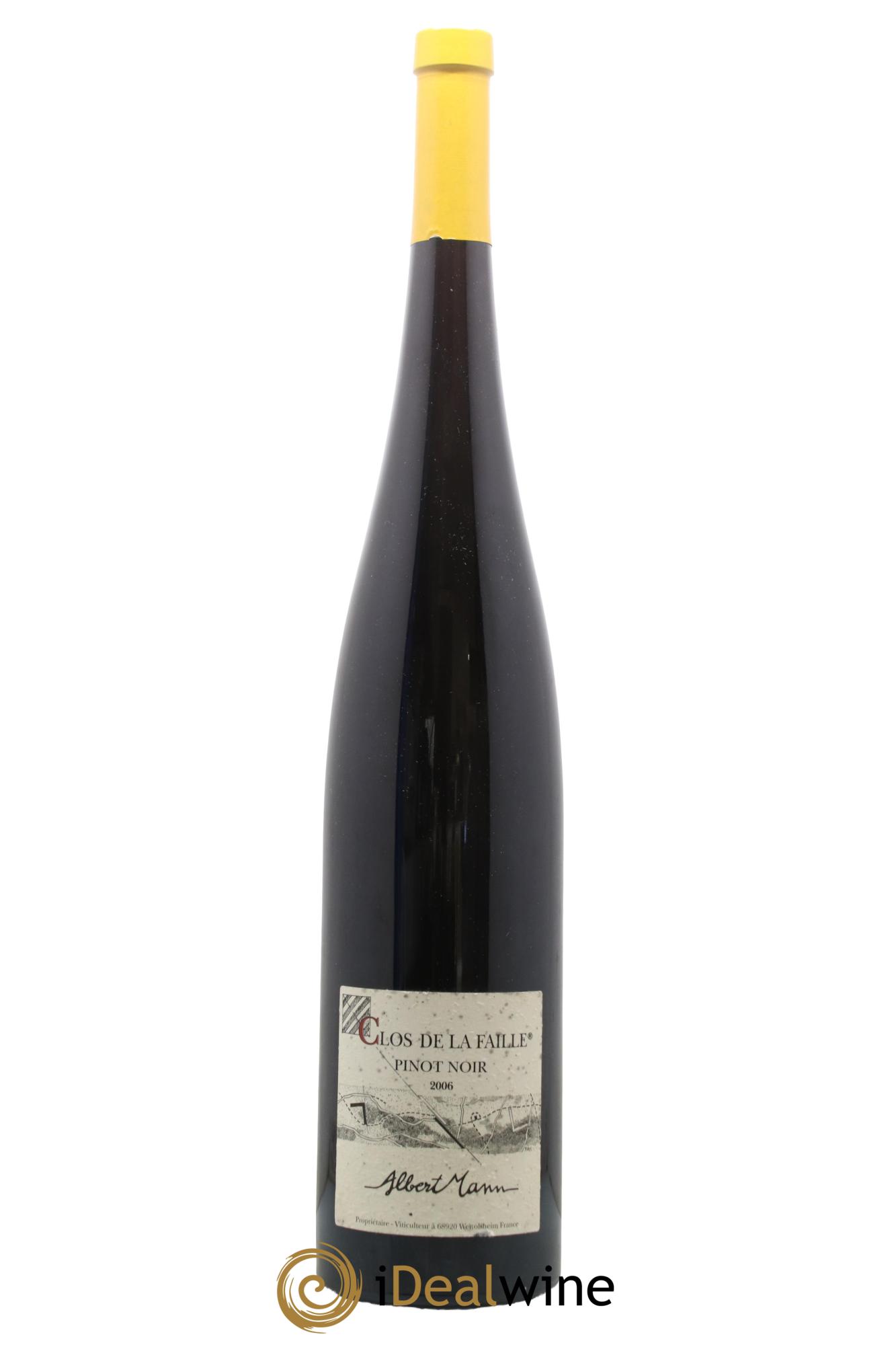 Alsace Pinot Noir Clos de la Faille Albert Mann 2006 - Lot de 1 magnum - 0
