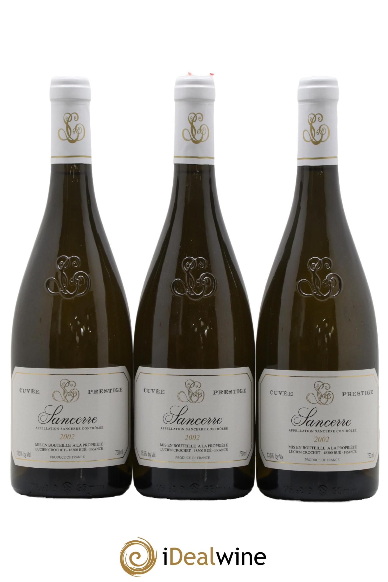 Sancerre Cuvée Prestige Lucien Crochet 2002 - Lot de 3 bouteilles - 0