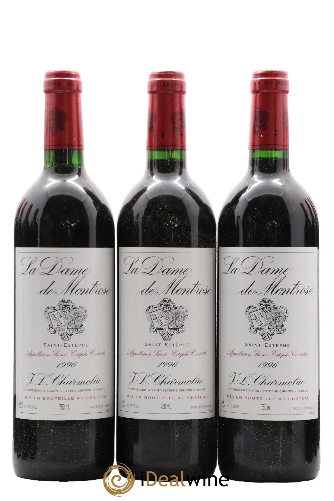 La Dame de Montrose Second Vin 1996 - Lot de 12 bouteilles - 1