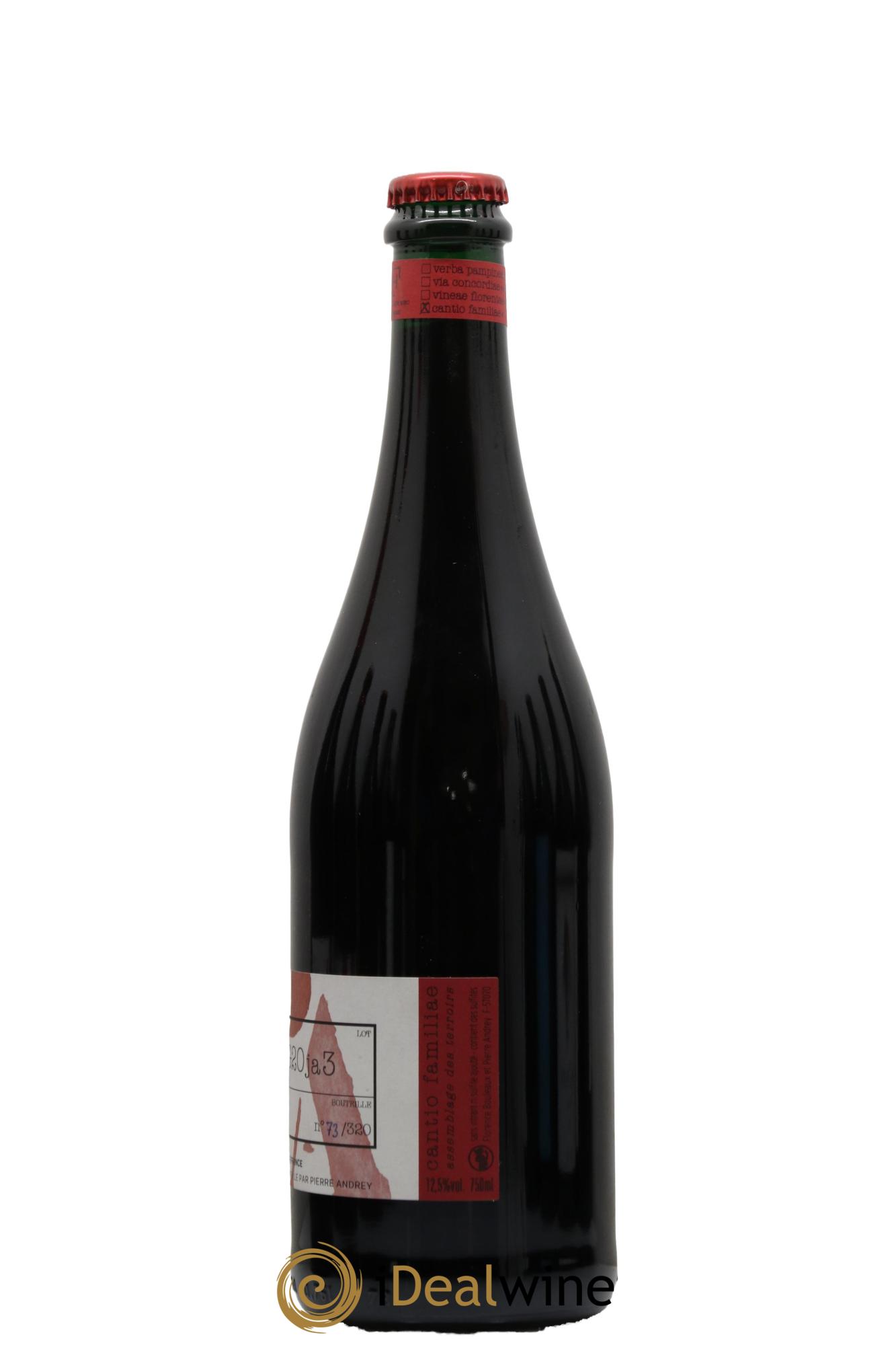 Vin de France PNGAPG Cantio Familliae Domaine Pierre Andrey 2020 - Lot de 1 bouteille - 1