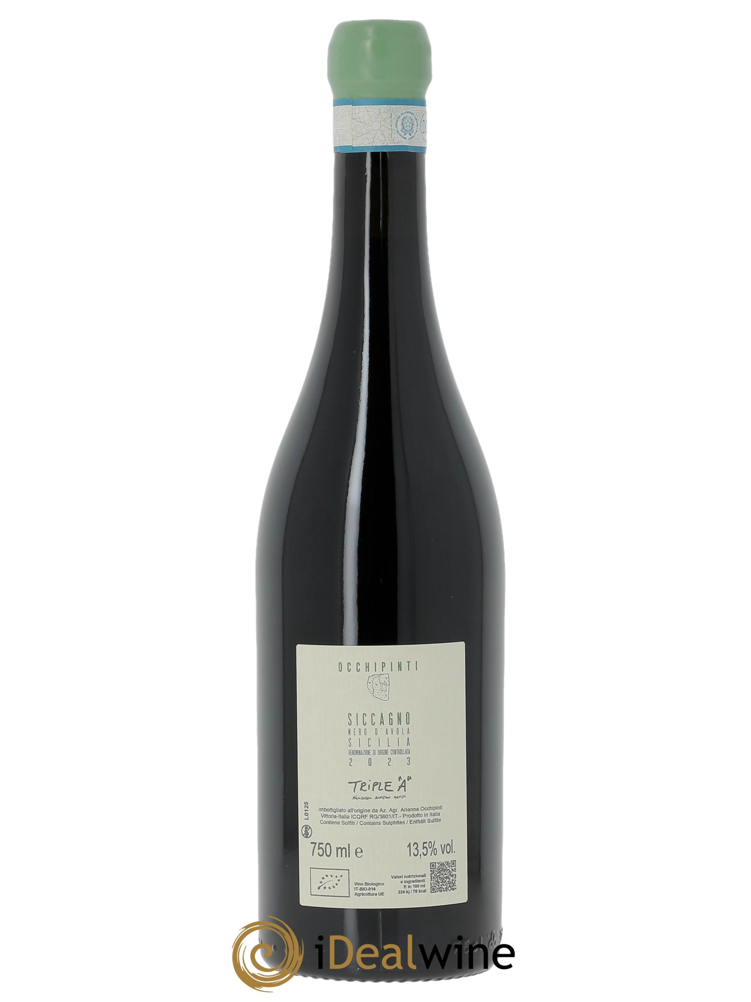 Terre Siciliane IGT Siccagno Azienda Agricola Arianna Occhipinti 2023 - Lote de 1 botella - 1