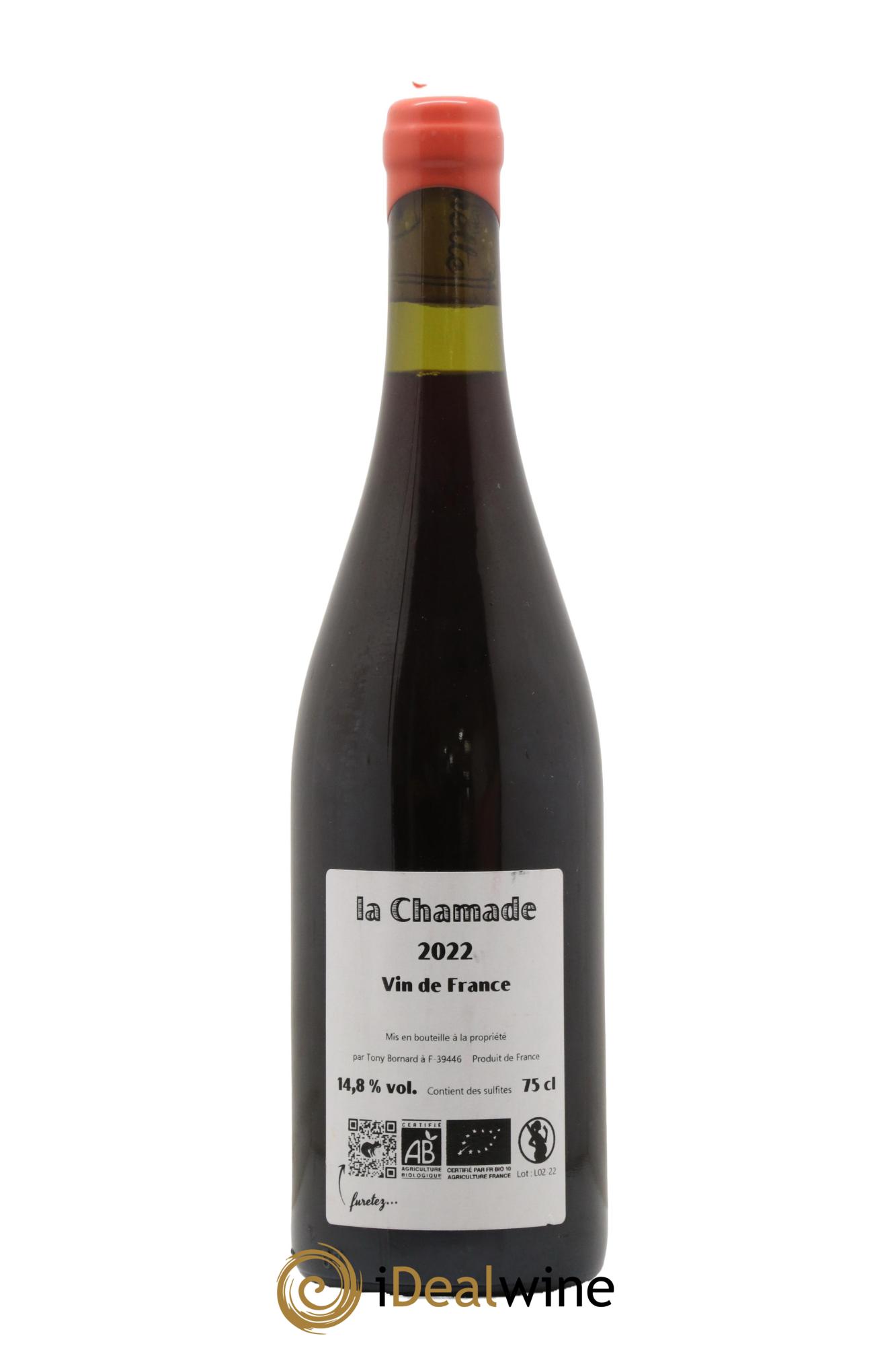 Vin de France La Chamade Bornard 2022 - Lot de 1 bouteille - 1