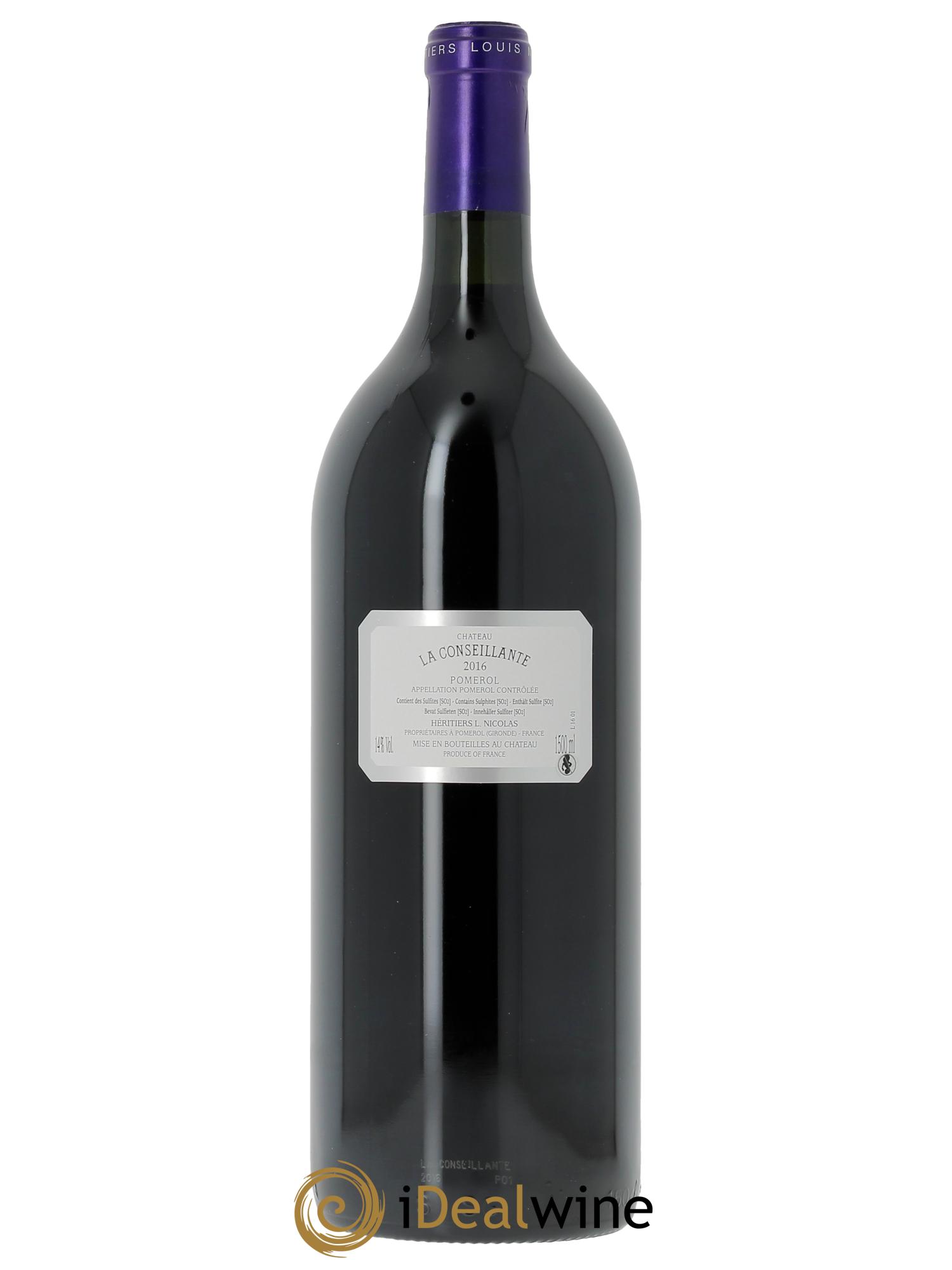 Château la Conseillante (CBO à partir de 3 mgs) 2016 - Lot de 1 magnum - 1