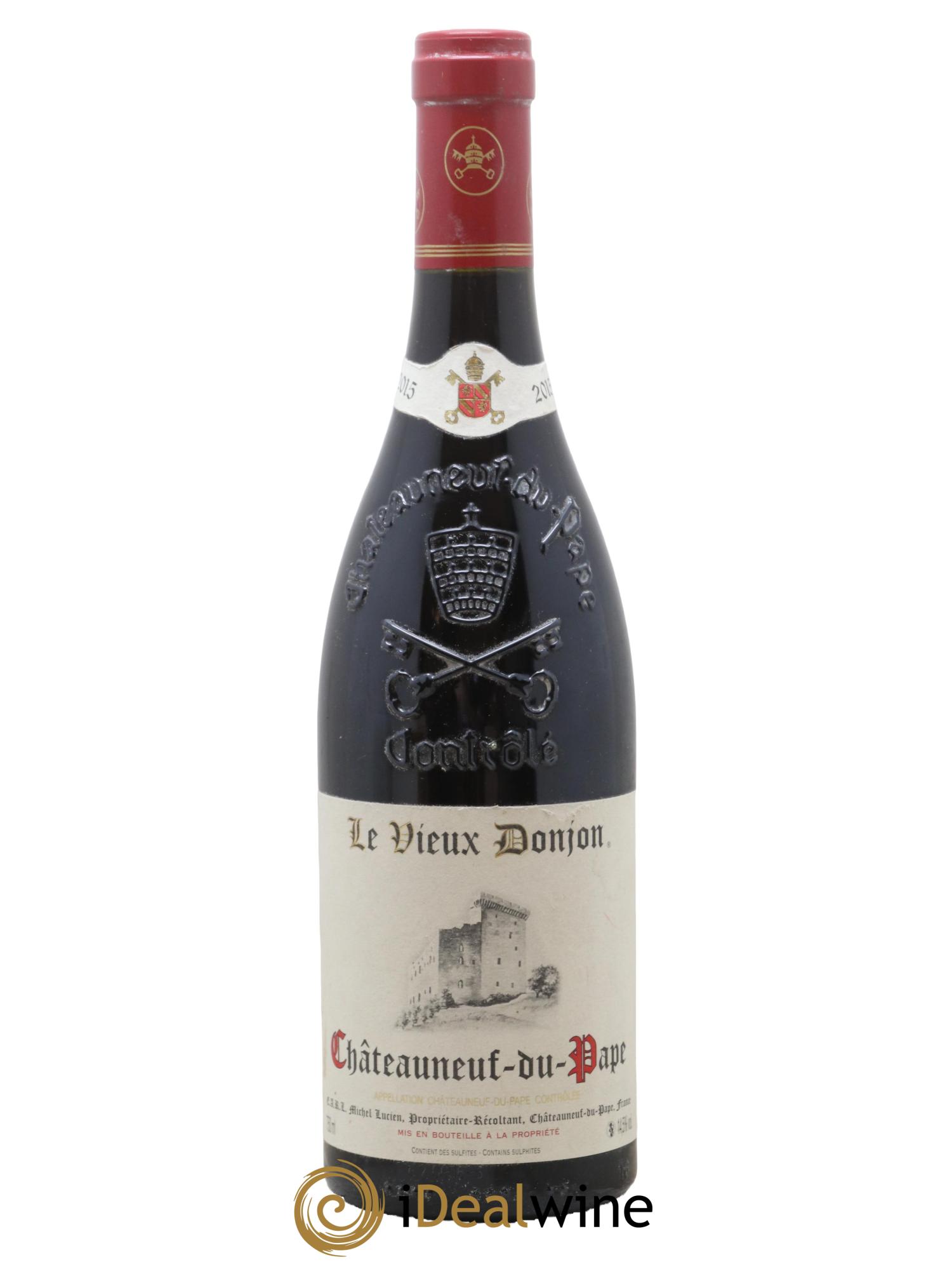 Châteauneuf-du-Pape Le Vieux Donjon Michel Lucien 2015 - Lot de 1 bouteille - 0