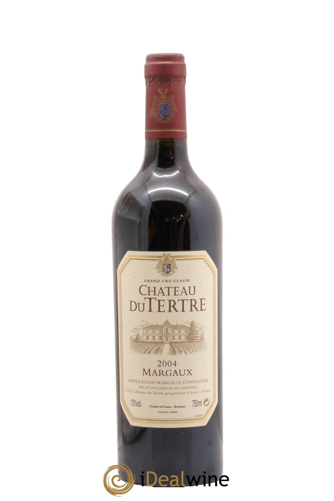 Château du Tertre 5ème Grand Cru Classé 2004 - Posten von 1 Flasche - 0