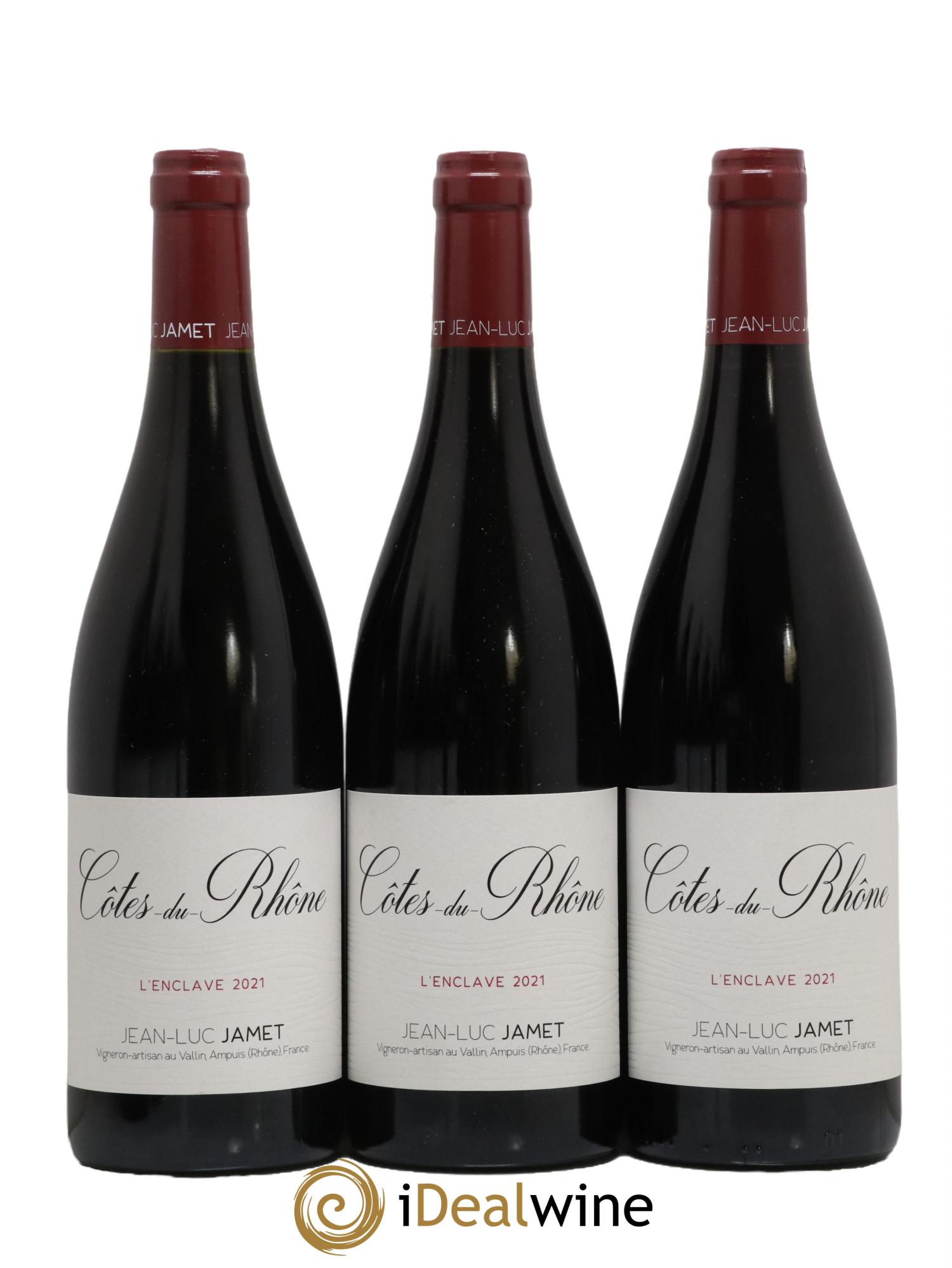 Côtes-du-Rhône L'Enclave Domaine Jamet 2021 - Lot de 3 bouteilles - 0