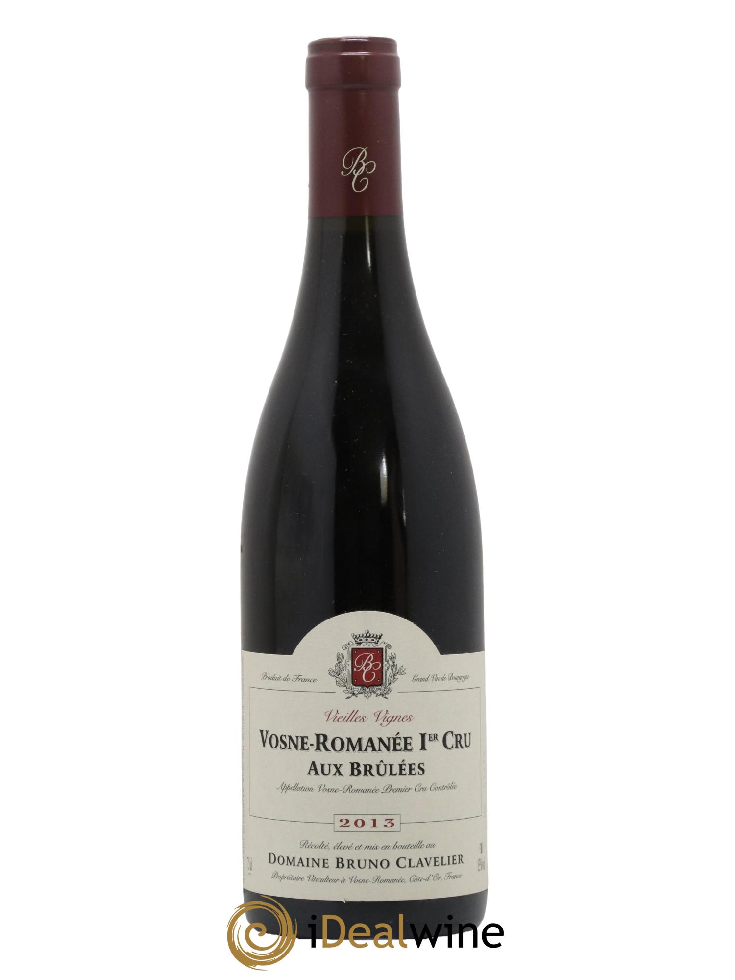 Vosne-Romanée 1er Cru Aux Brulées Vieilles Vignes Bruno Clavelier 2013 - Posten von 1 Flasche - 0