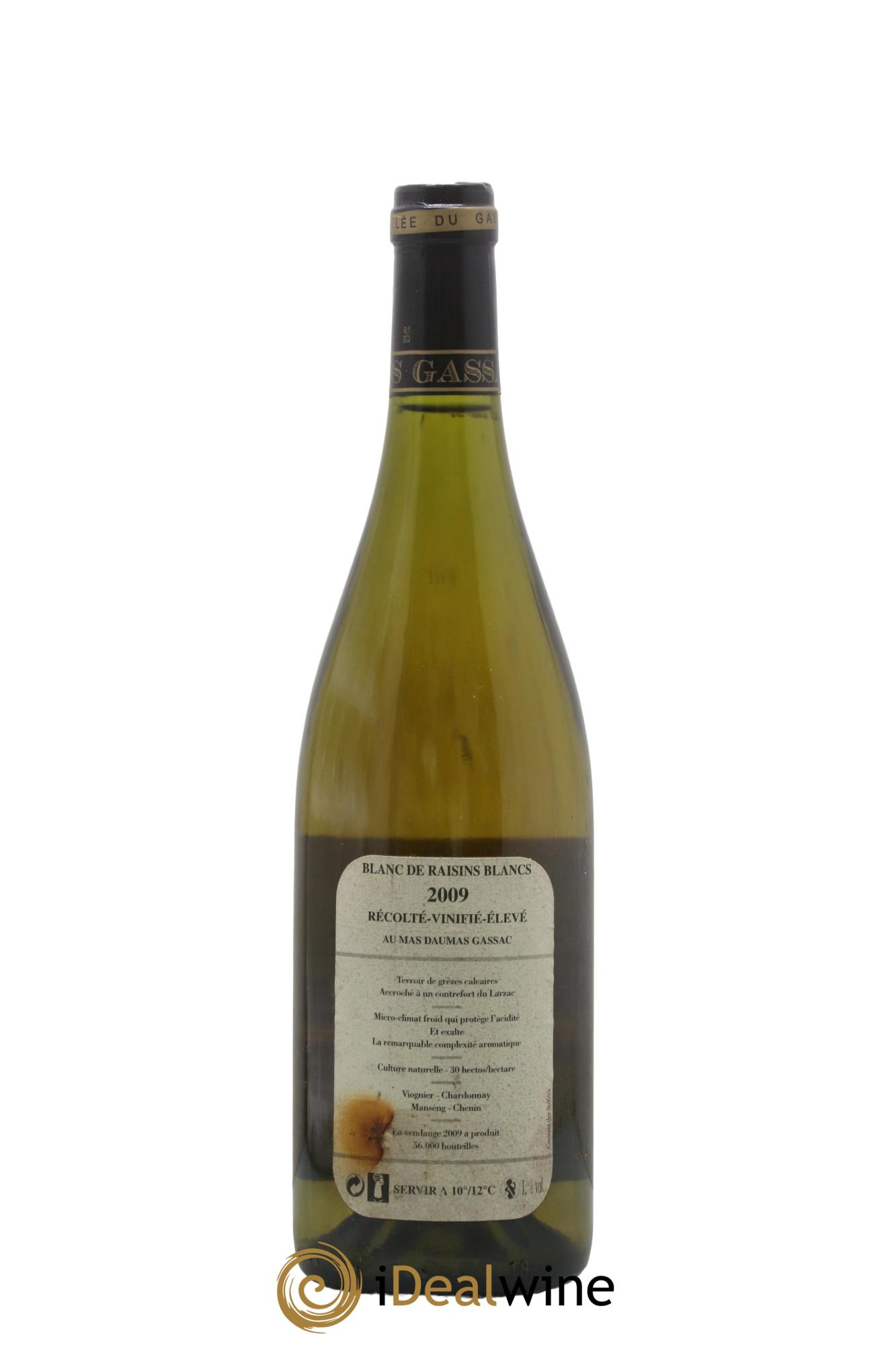 IGP St Guilhem-le-Désert - Cité d'Aniane Mas Daumas Gassac Famille Guibert de La Vaissière 2009 - Lotto di 1 bottiglia - 1