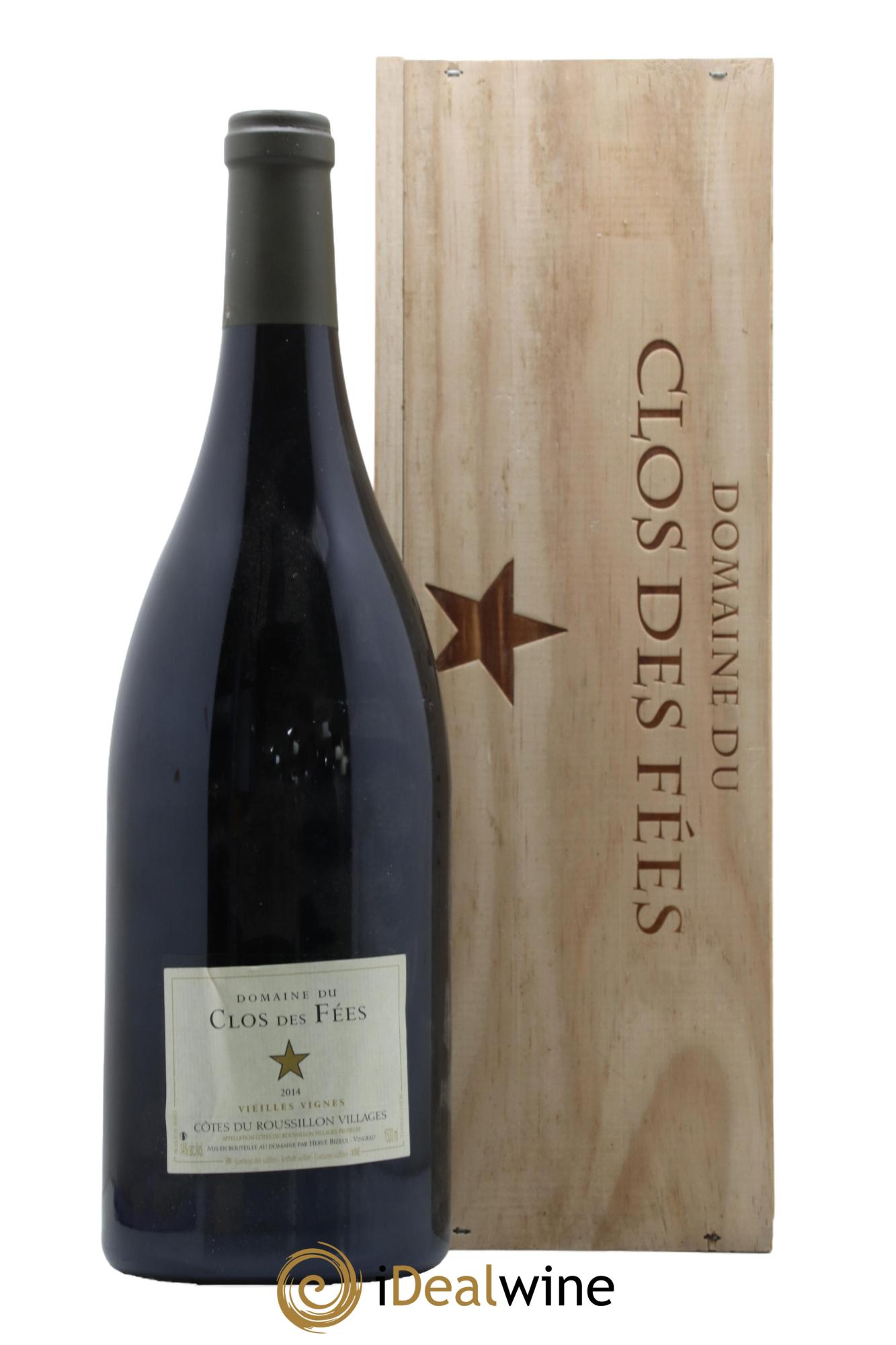 Côtes du Roussillon Villages Clos des Fées Vieilles vignes Hervé Bizeul 2014 - Lot de 1 magnum - 0