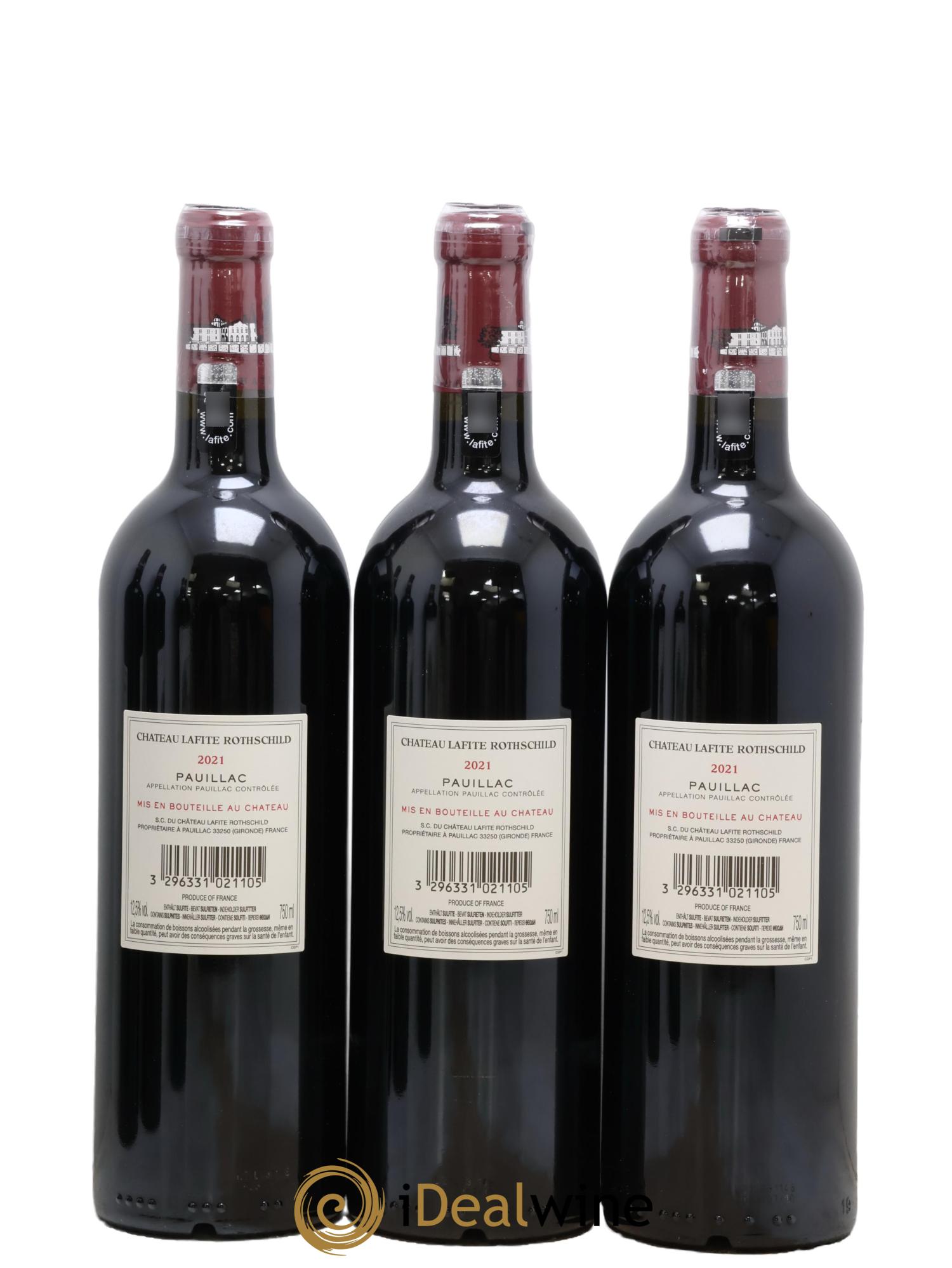 Château Lafite Rothschild 1er Grand Cru Classé 2021 - Lot de 6 bouteilles - 2