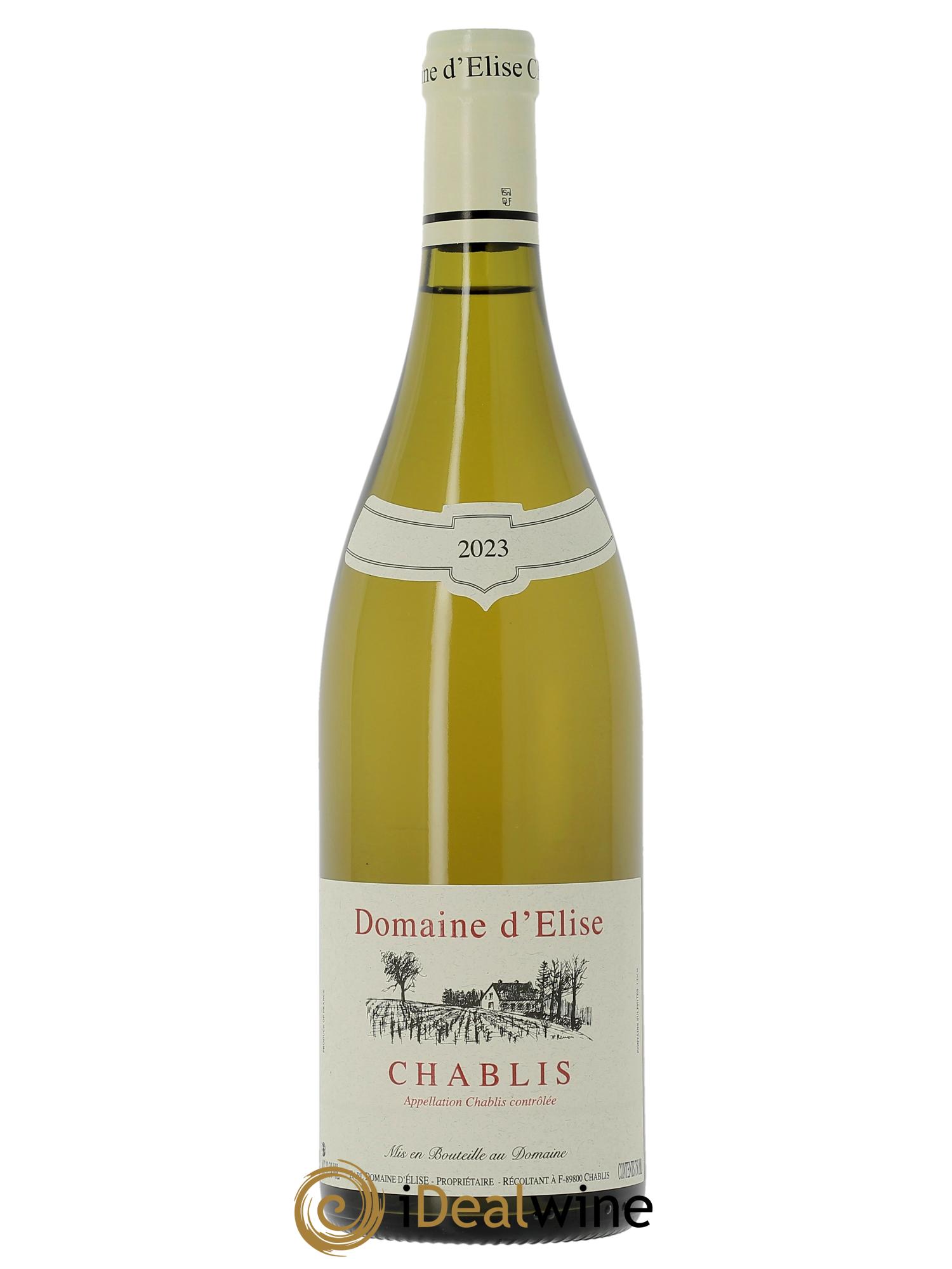 Chablis Elise (Domaine d')  2023 - Lot de 1 bouteille - 0